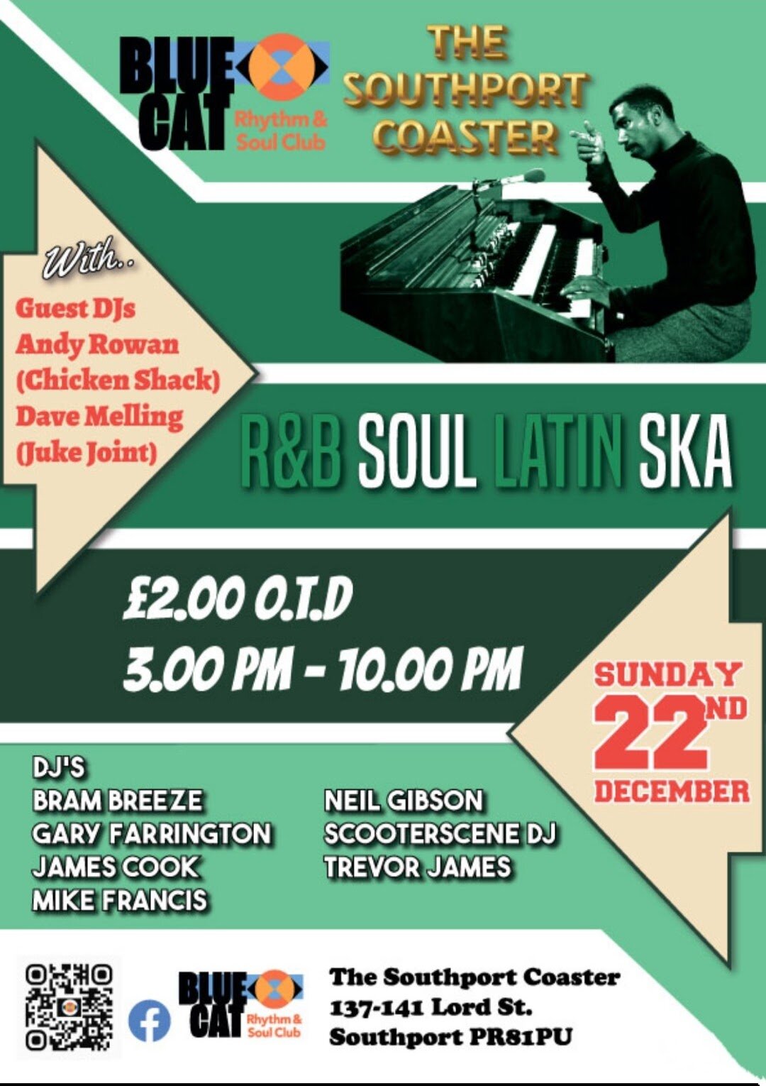 The Blue Cat Rhythm And Soul Club End Of The Year Bash