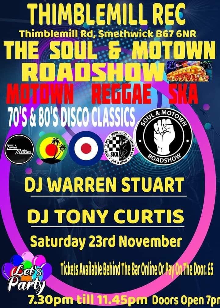 Thimblemill Rec Soul  Motown Night