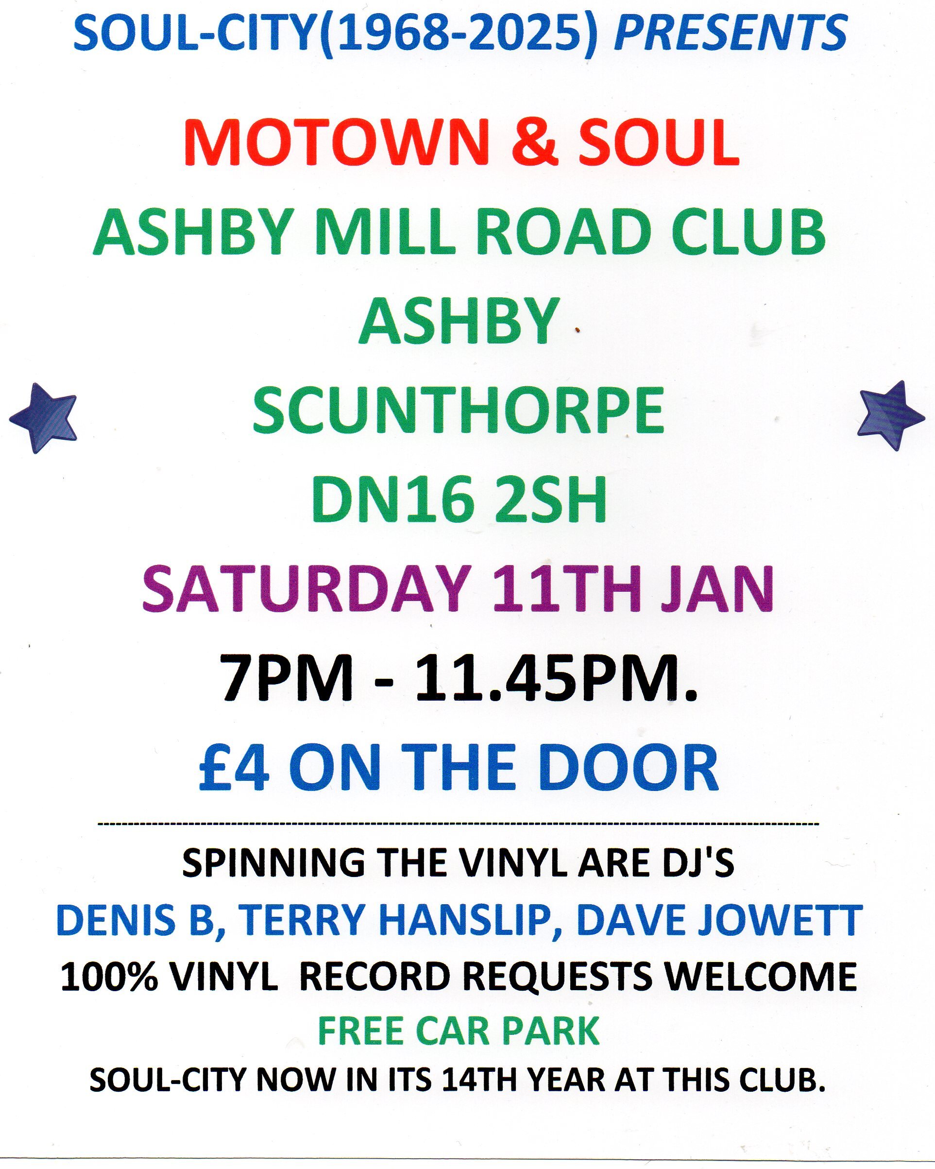 Scunthorpe Ashby Mill Road Club With Soulcity