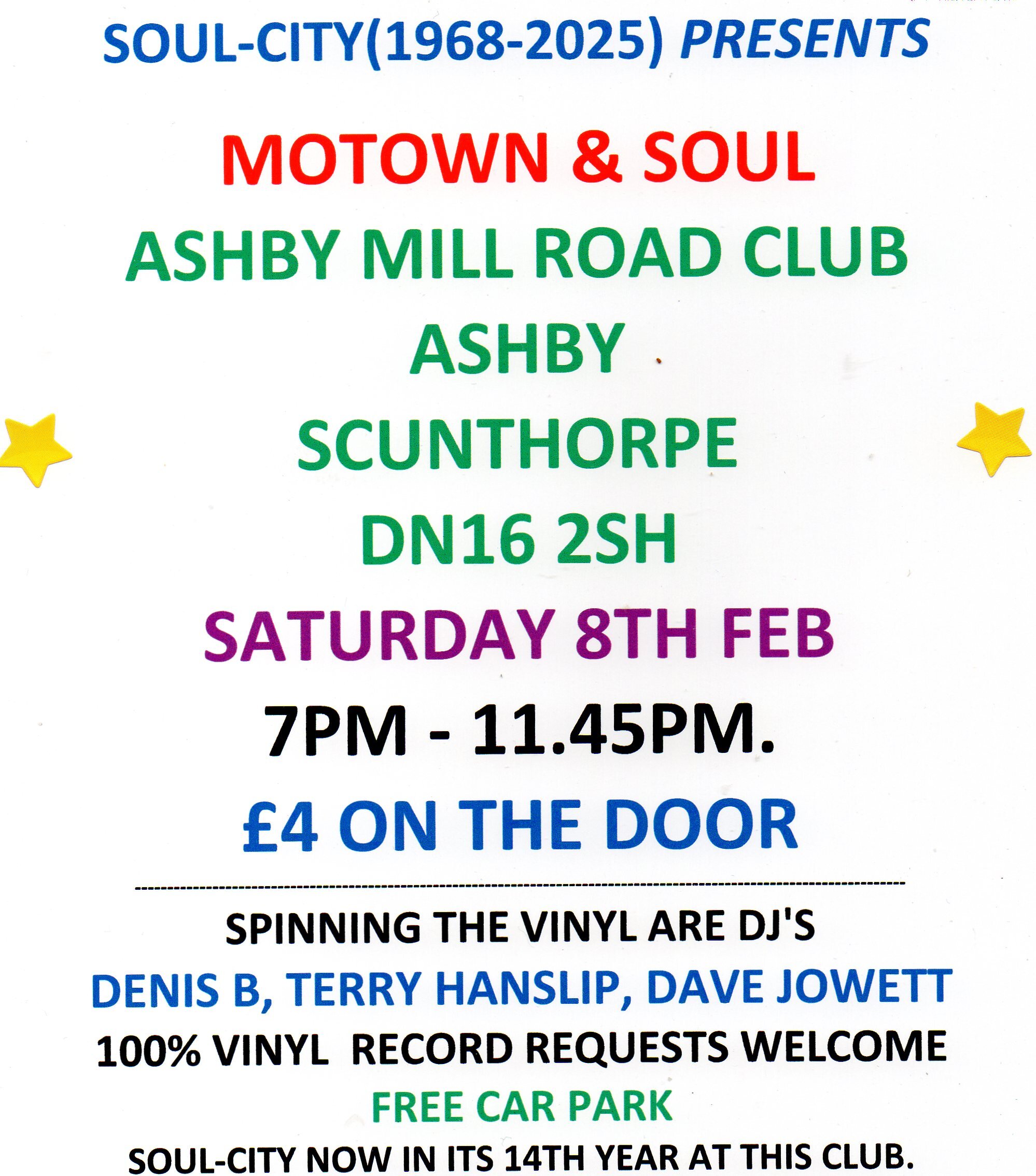 Scunthorpe Ashby Mill Road Club With Soulcity