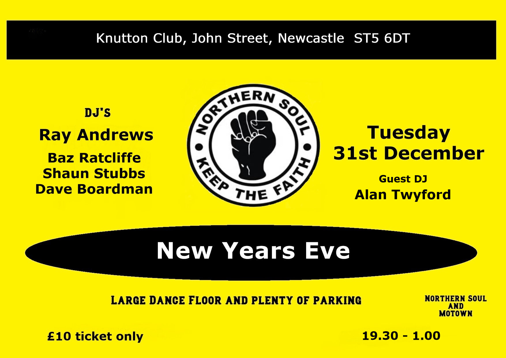 Knutton Club New Years Eve