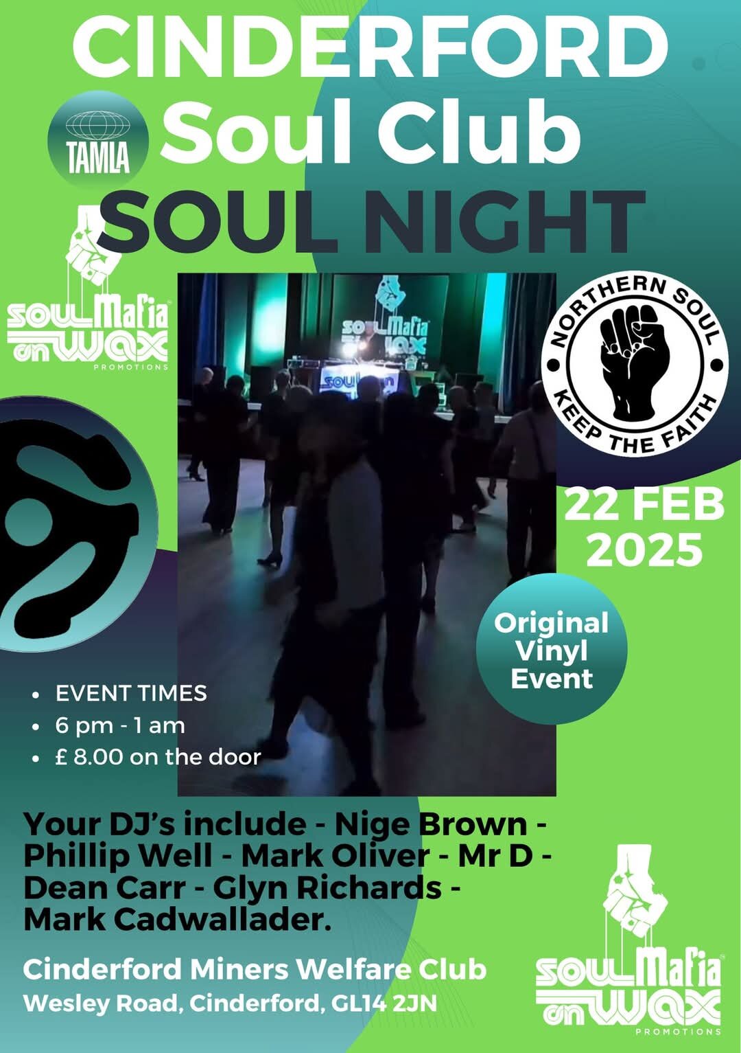 Soul Mafia On Wax  Charity Soul Night