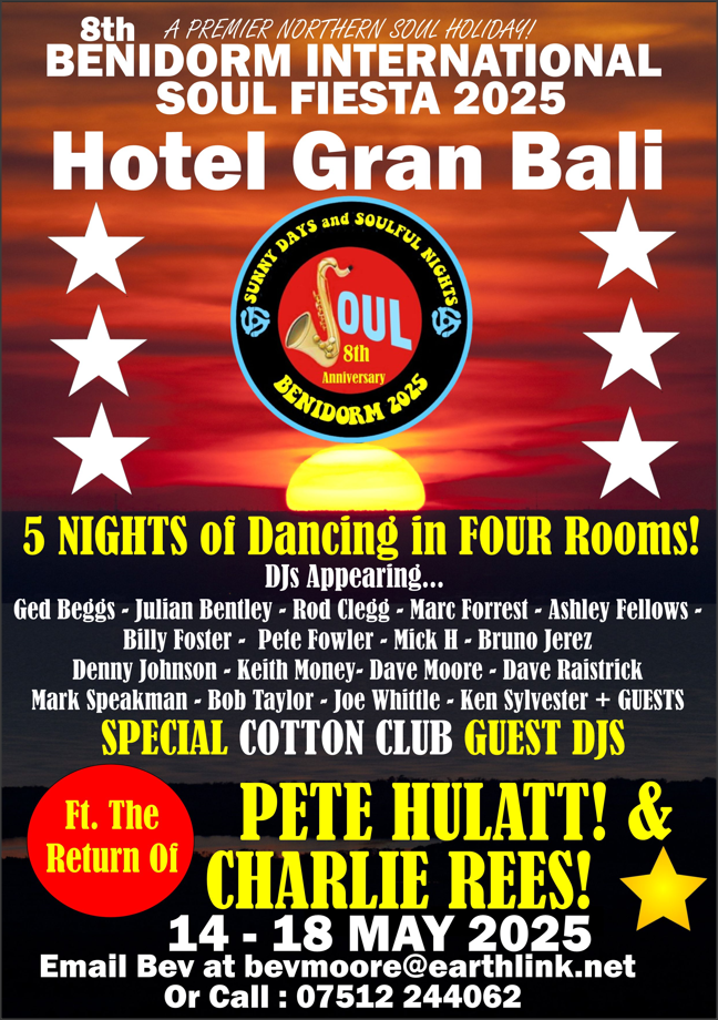 8th Benidorm International Soul Fiesta 2025