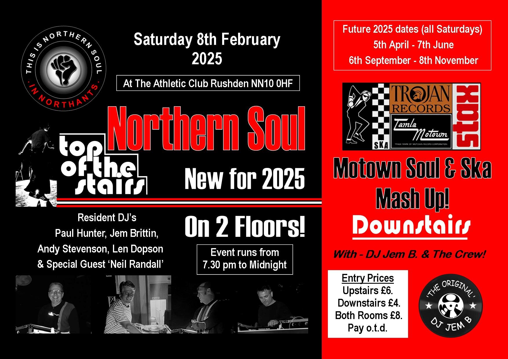 Top Of The Stairs On 2 Floors Northern Soul Night