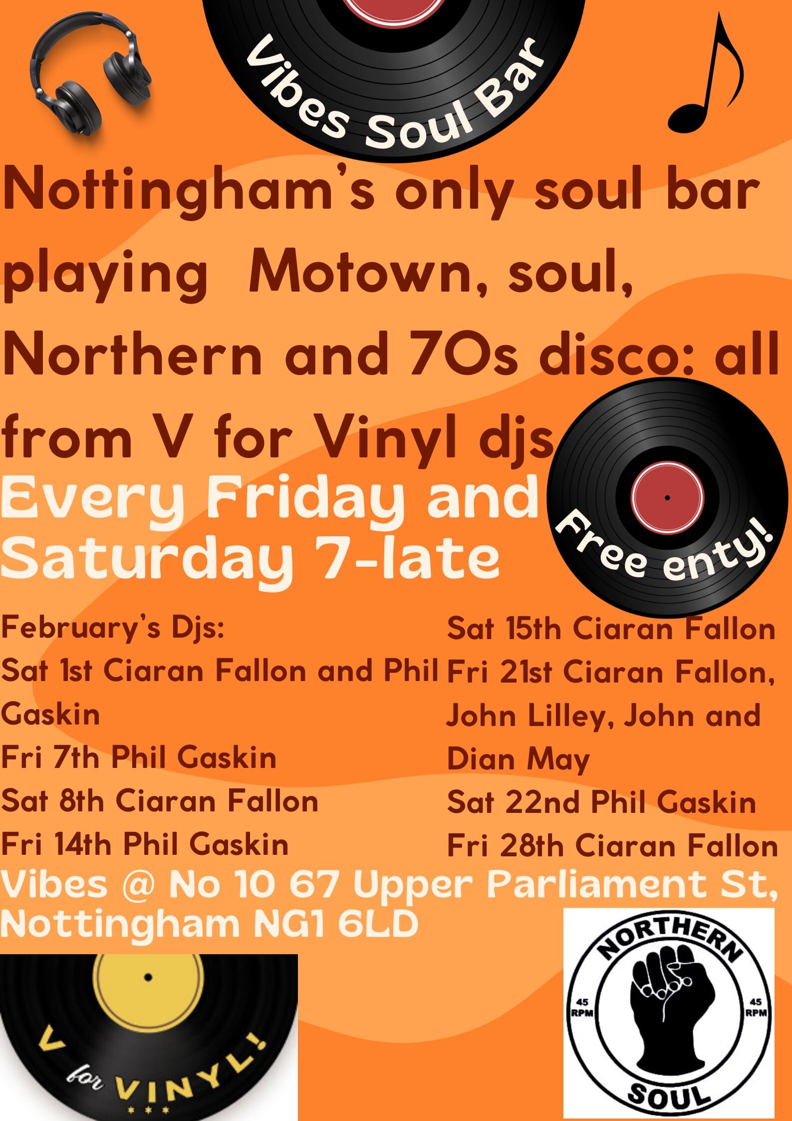 Vibes Soul Bar Soul  Motown Nights