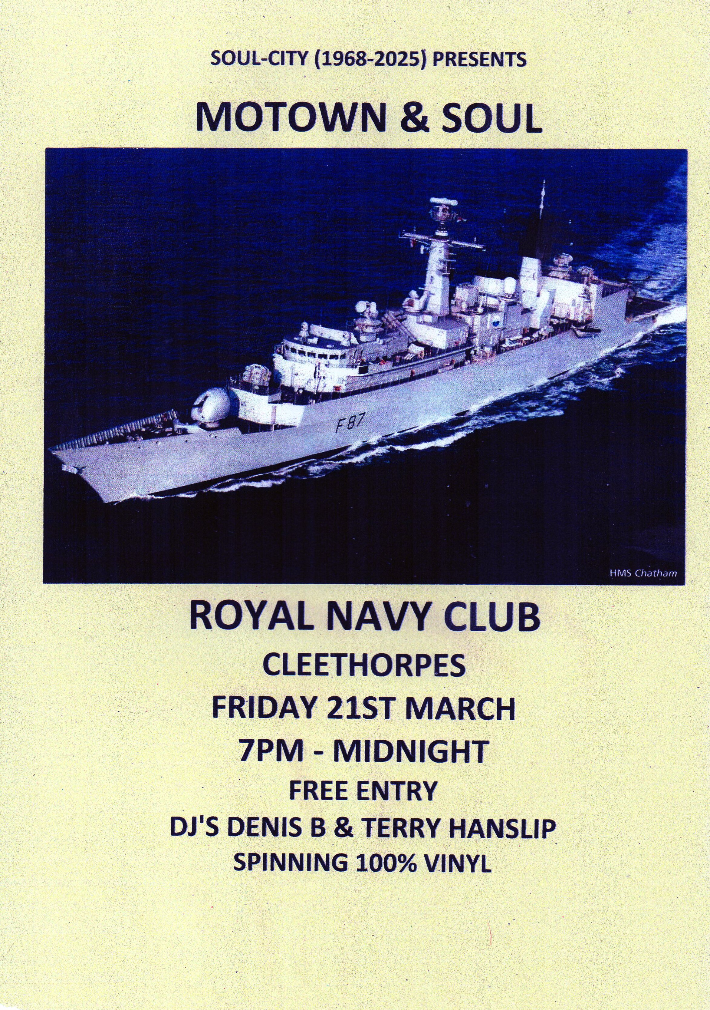 Cleethorpes Navy Club With Soulcity