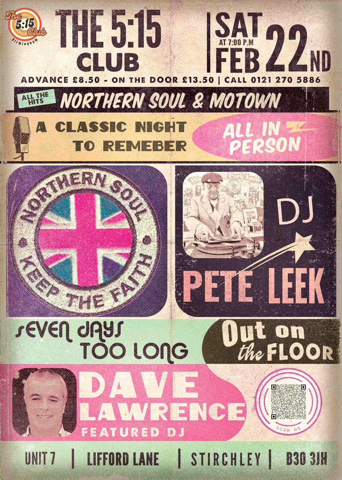 The 515 Club Northern Soul  Motown Night