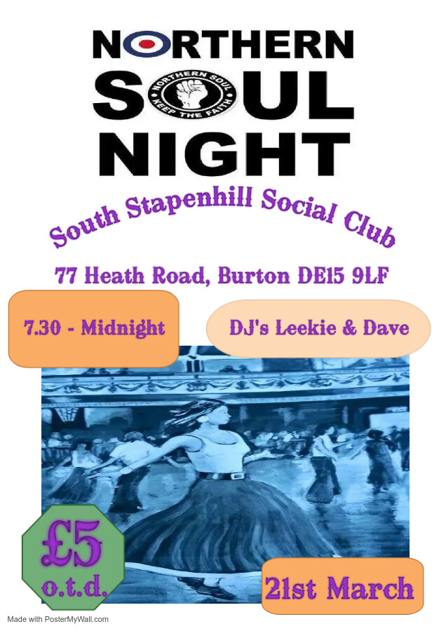 South Stapenhill Northern Soul  Motown