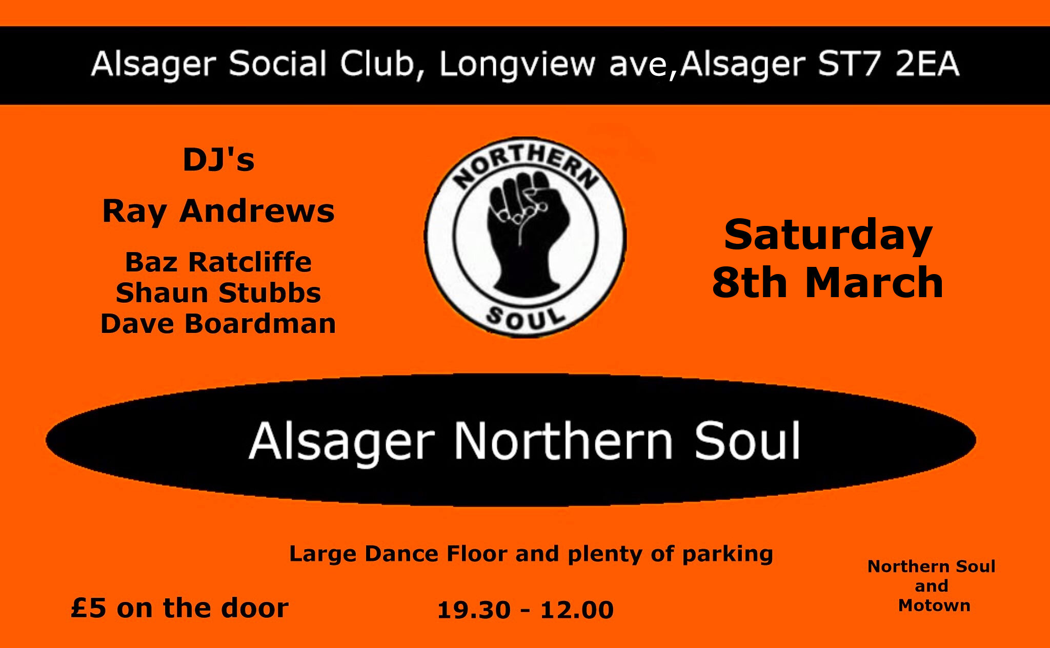 Alsager Soul Club Stoke On Trent
