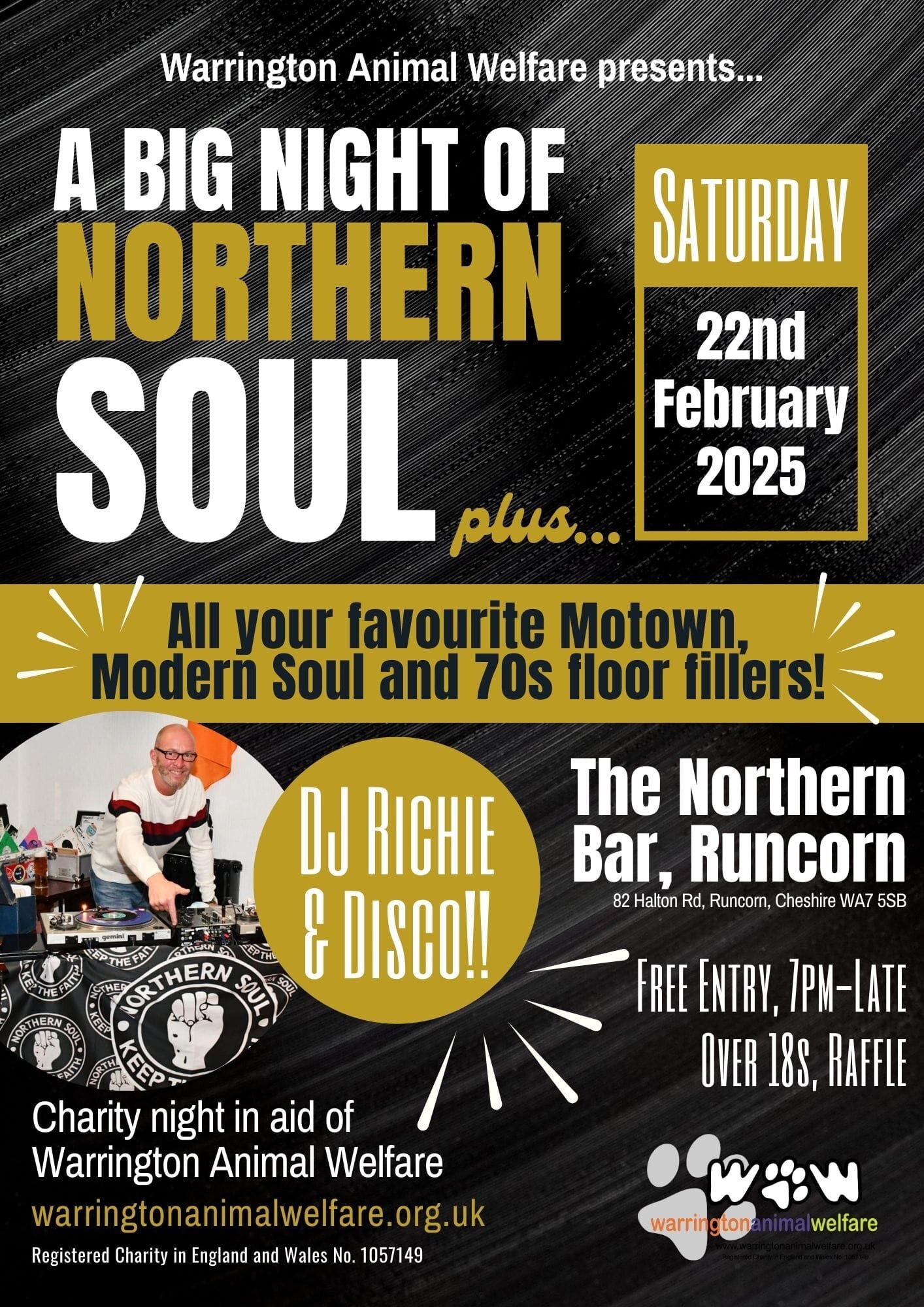 Northern Soul And Motown Charity Night At The Northern Bar