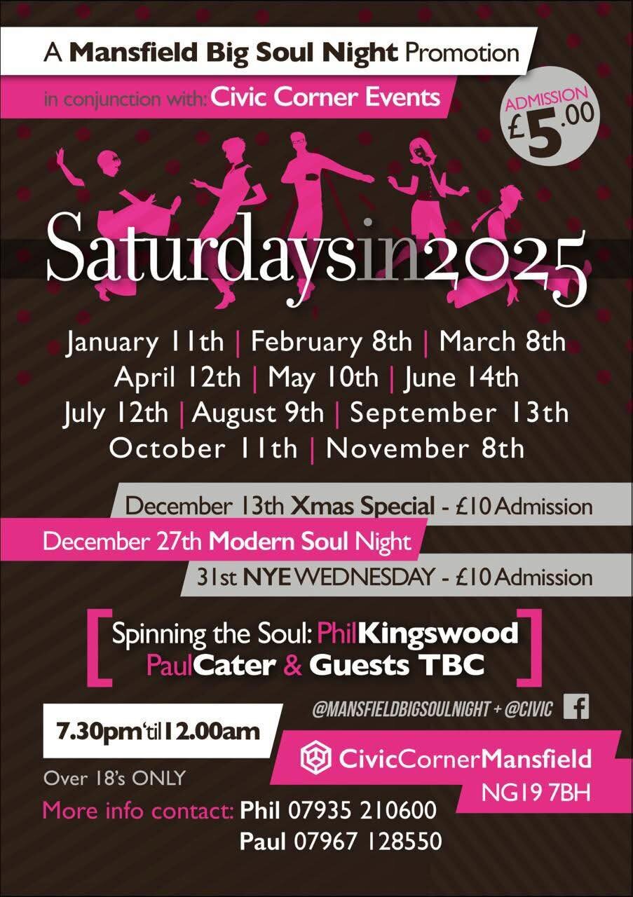 Mansfields Big Soul Night Civic Corner