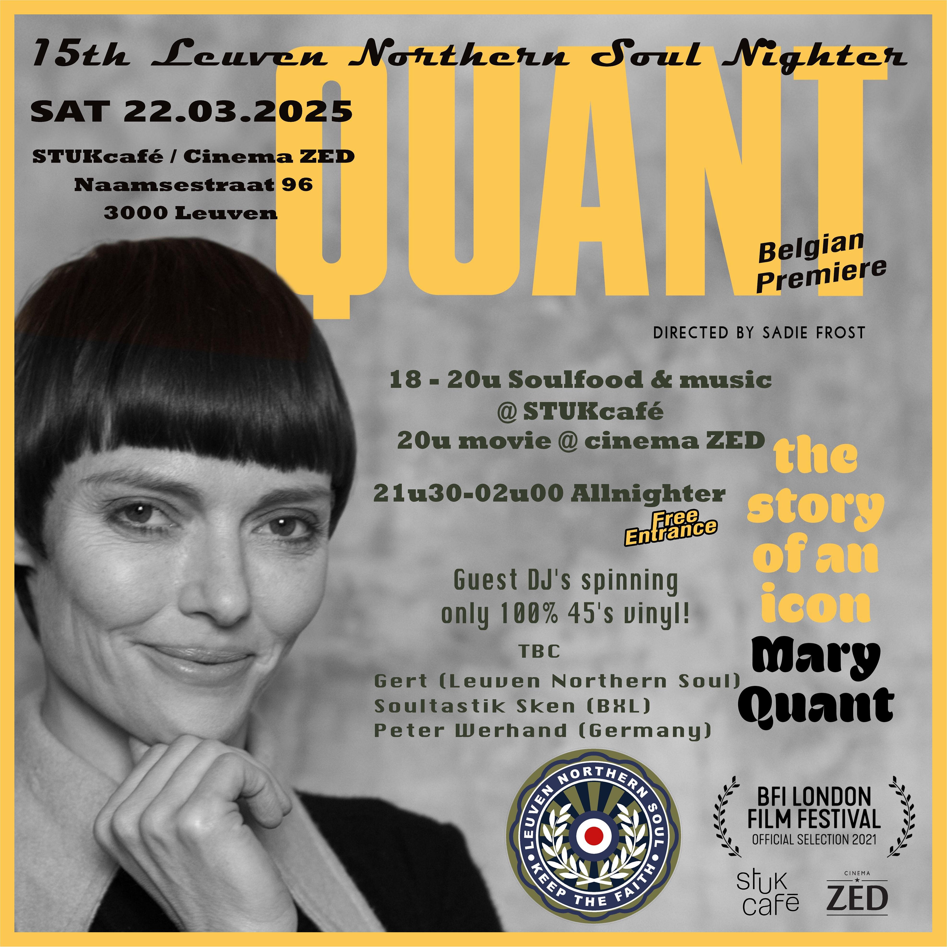 15th Leuven Northern Soul Night Quant The Story Of An Icon