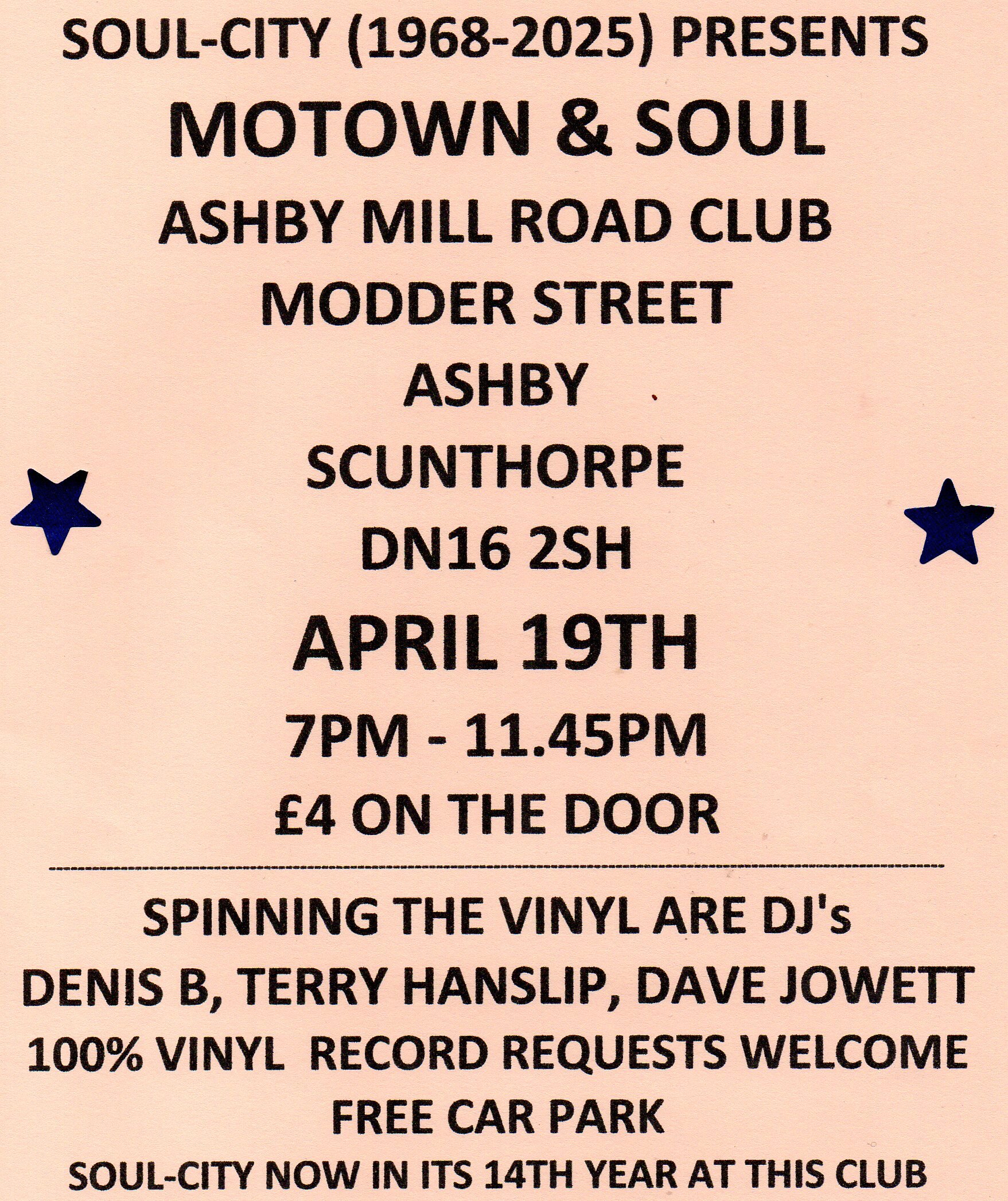 Scunthorpe Ashby Mill Road Club With Soulcity