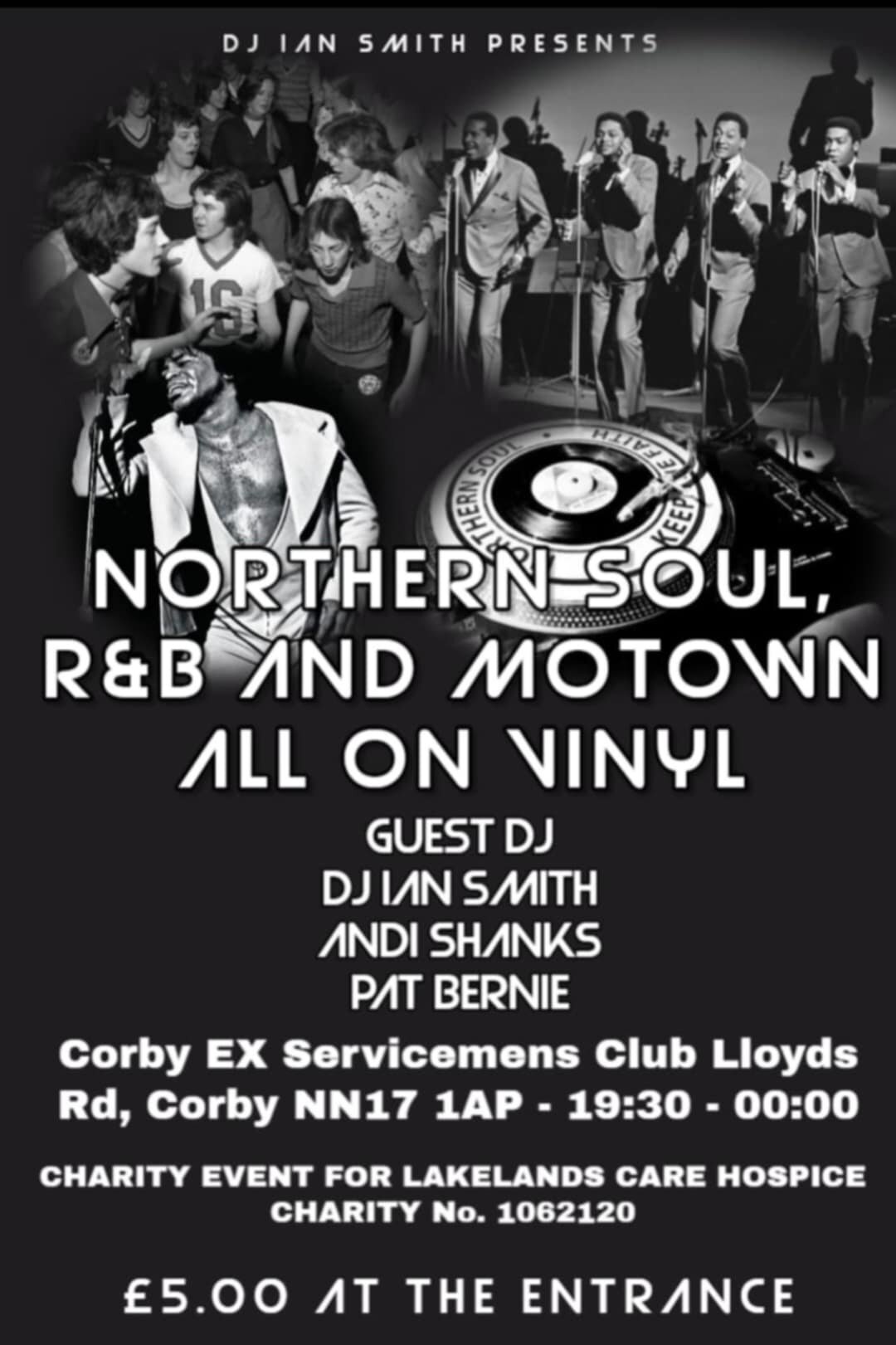 Northern Soul And Motown In Aid Of Lakelands Hospice