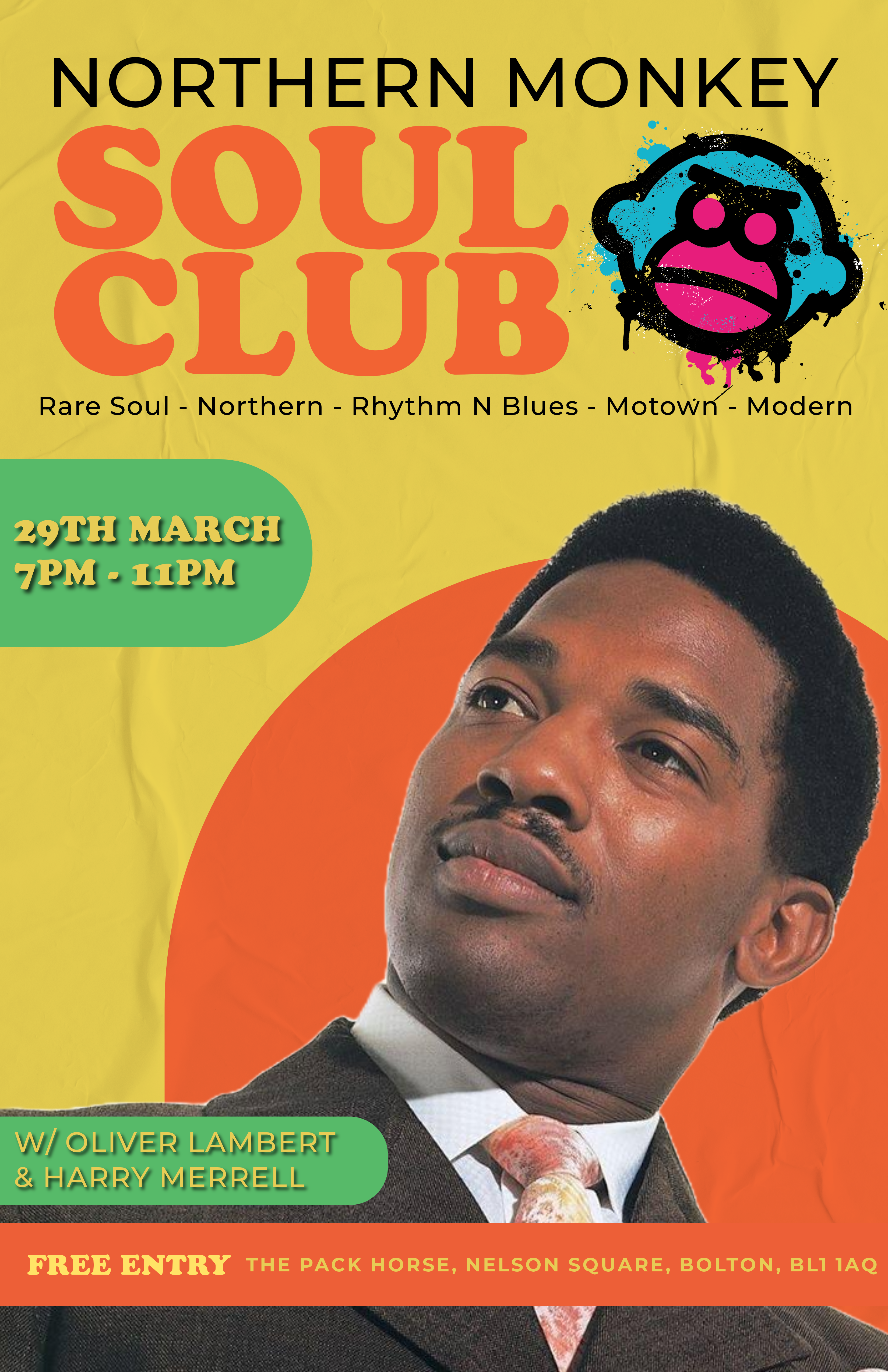Northern Monkey Bar Soul Club Bolton