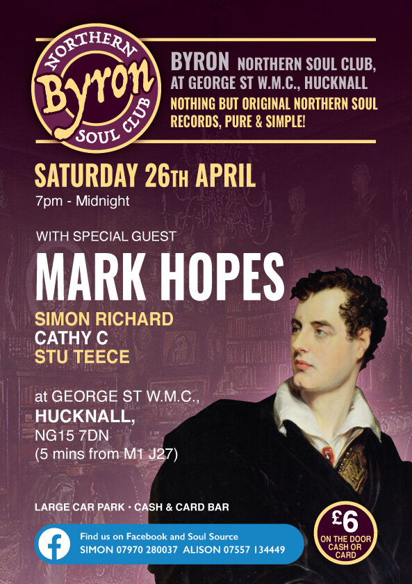 Byron Northern Soul With Fred Benson