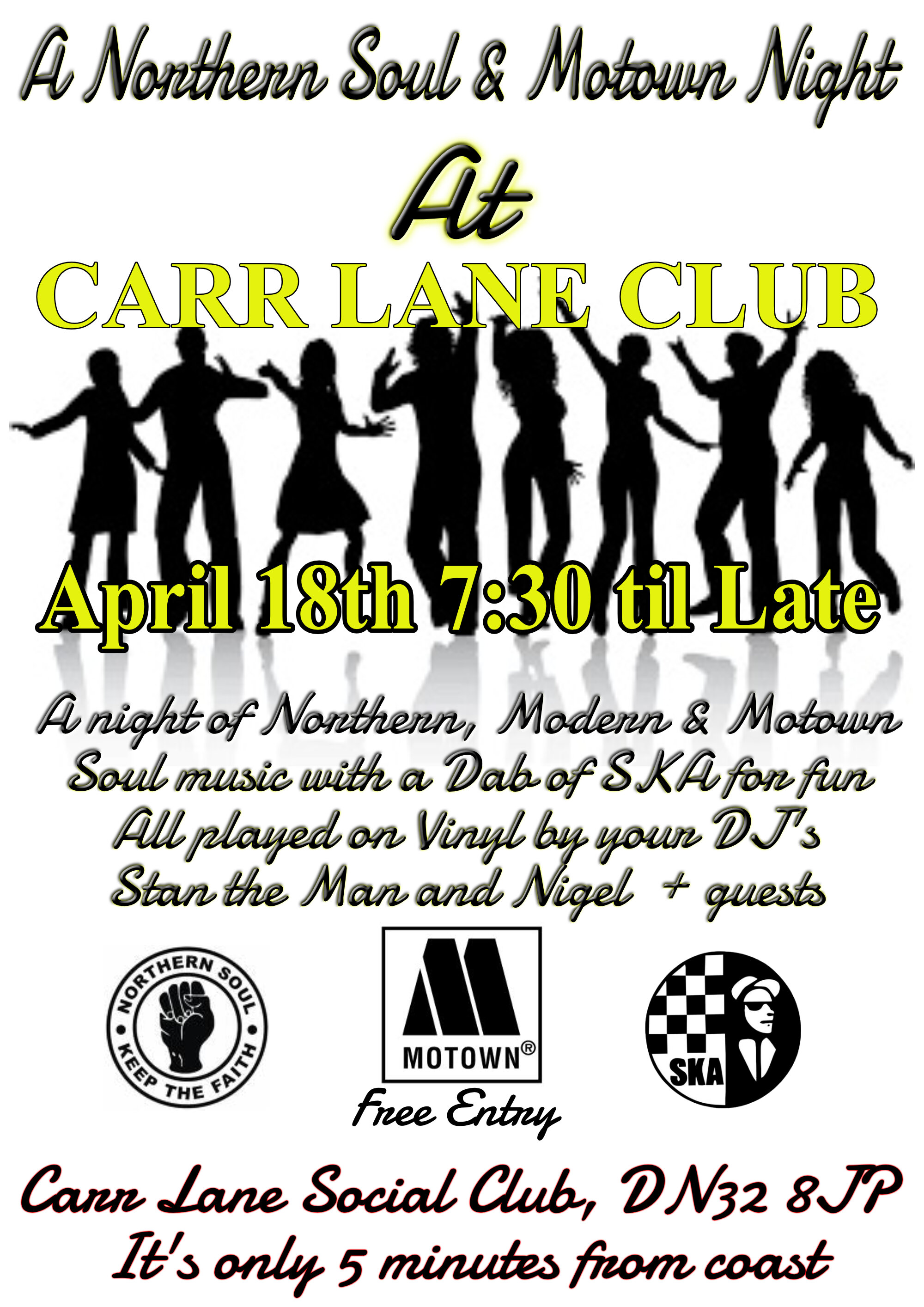 Northern Soul And Motown Night