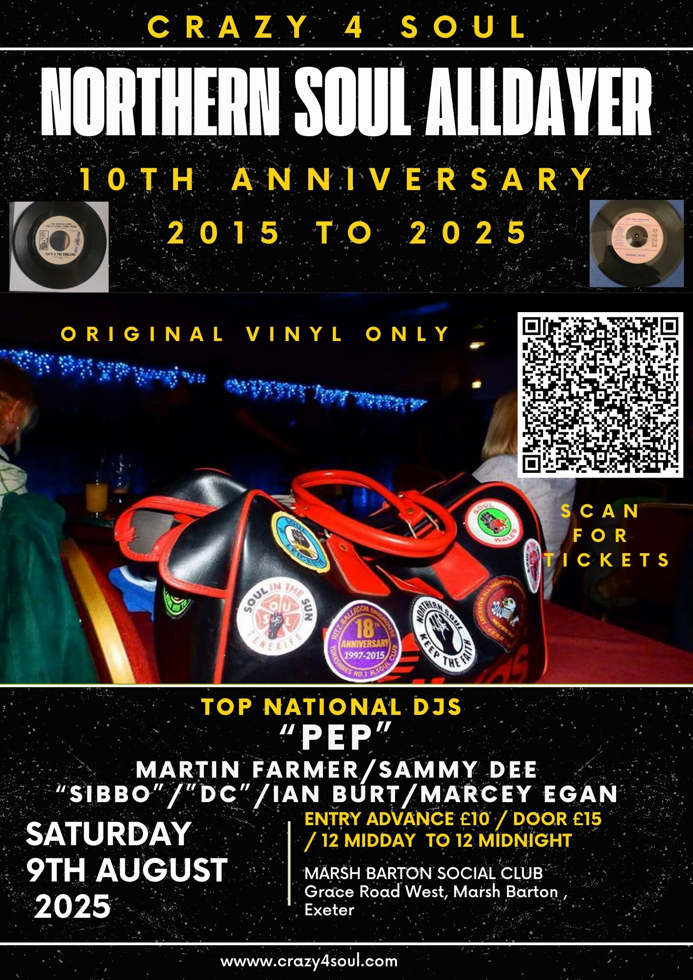 Crazy 4 Soul Exeter Northern Soul 10th Anniversary Alldayer