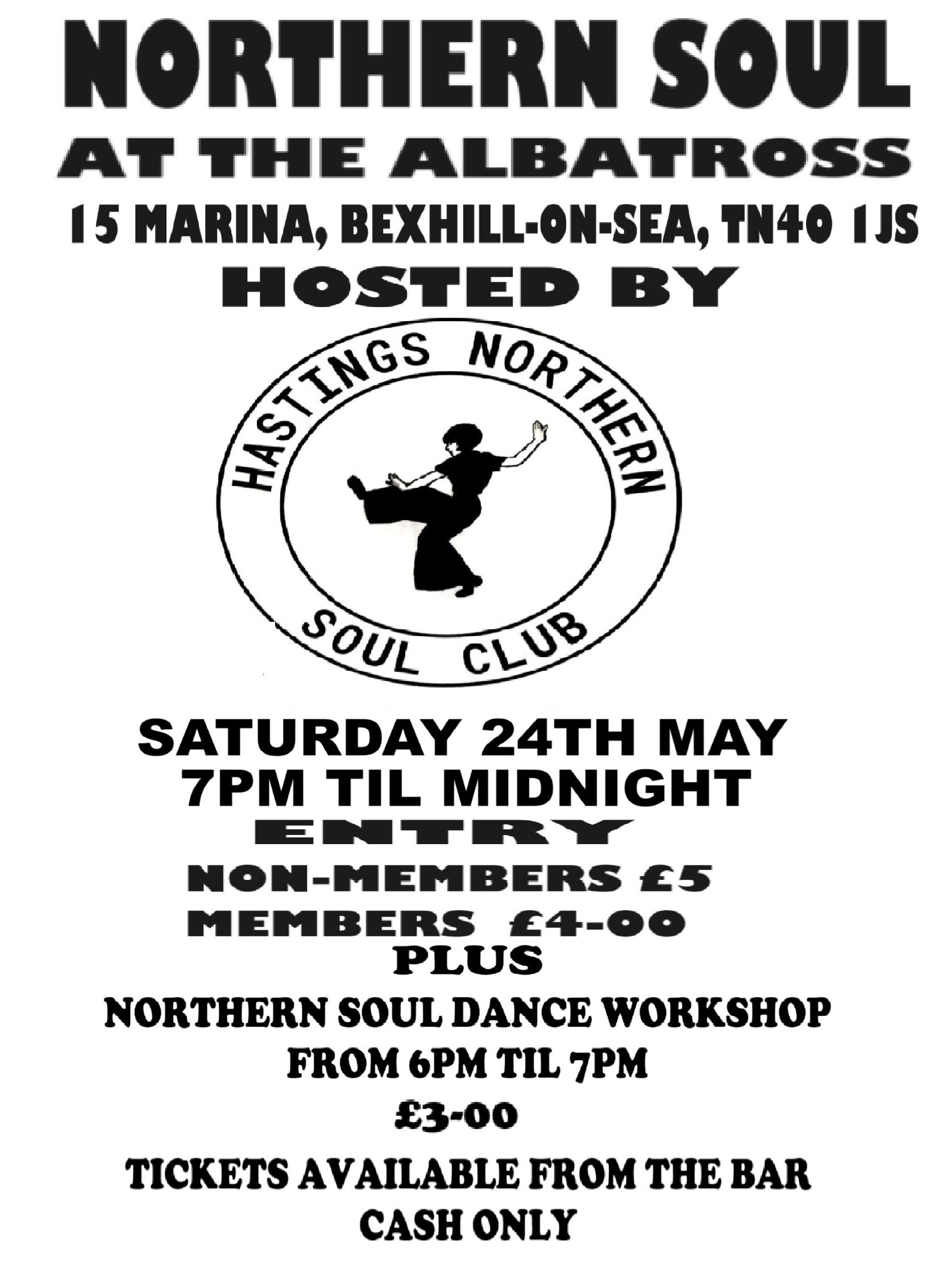 Hastings Northern Soul Club At The Albatross  Bexhill