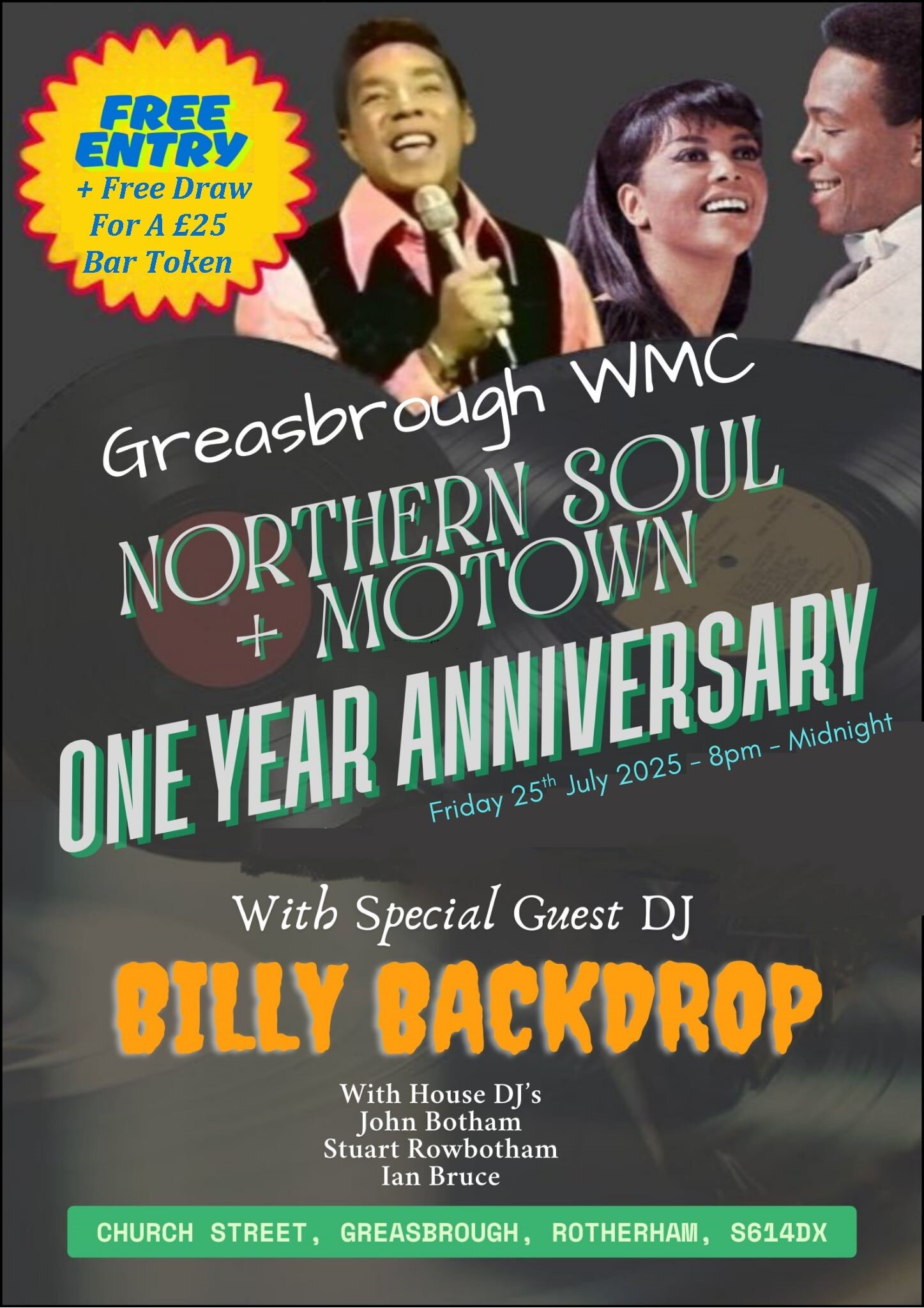 Greasbrough Wmc Northern Soul N Motown  1st Anniversary