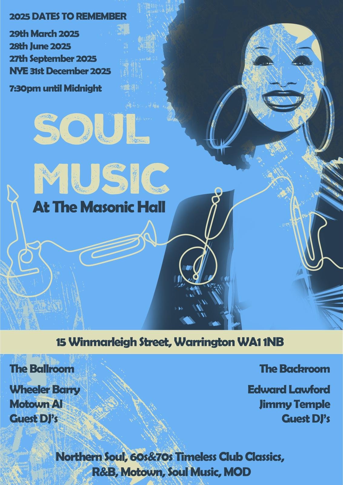 Masonic Hall  Soul Night