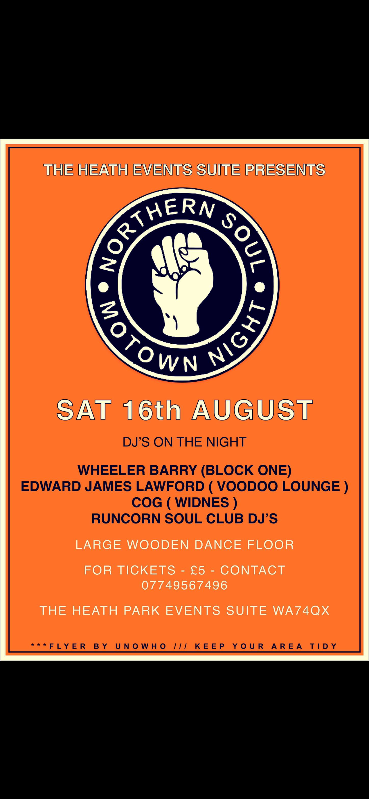Northernsoul And Motown Night