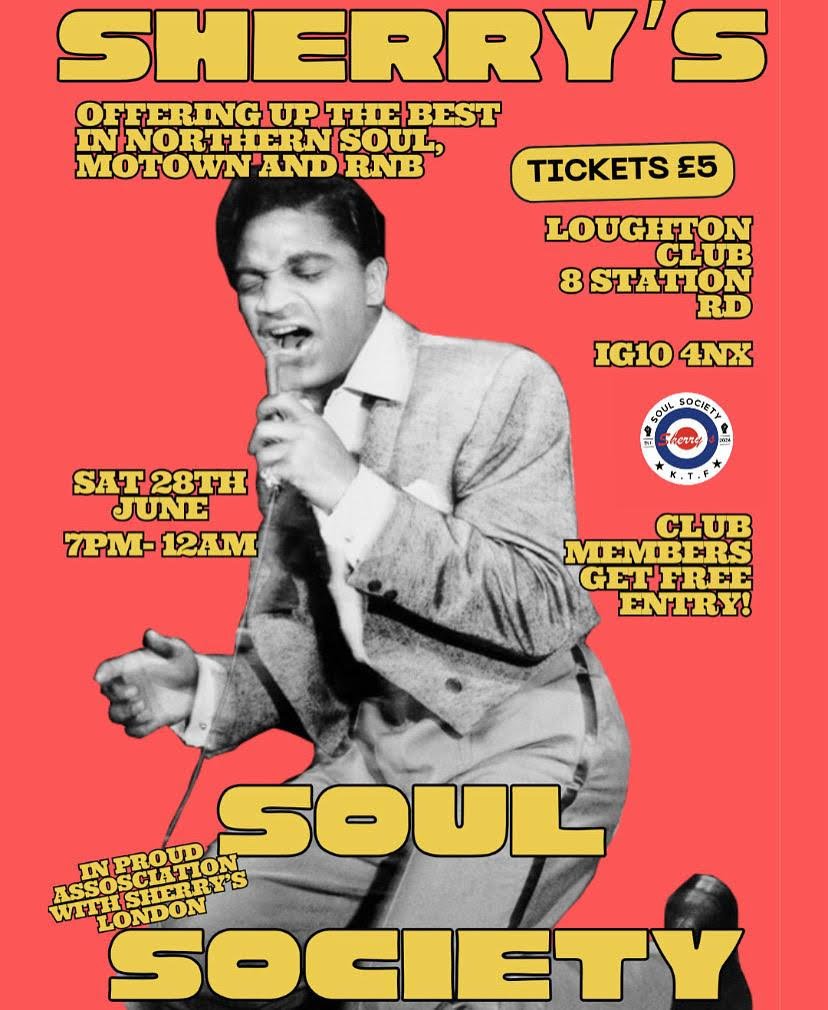 Sherrys Soul Society  The Loughton Club 40
