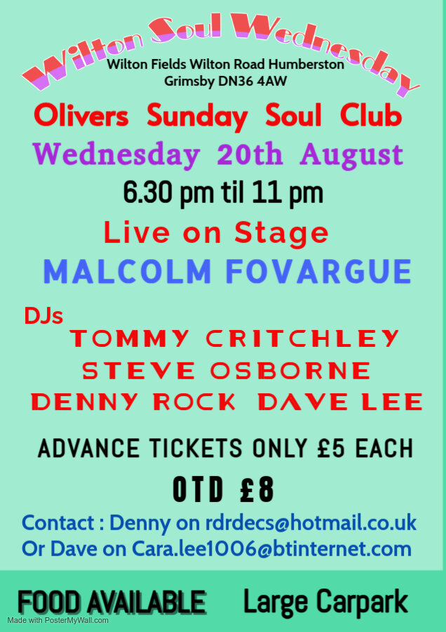Malcolm Fovargue Live On Stage