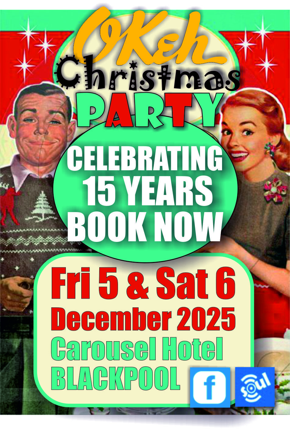 Keighley Okeh Soul Club Xmas Party By The Seaside 15 Years