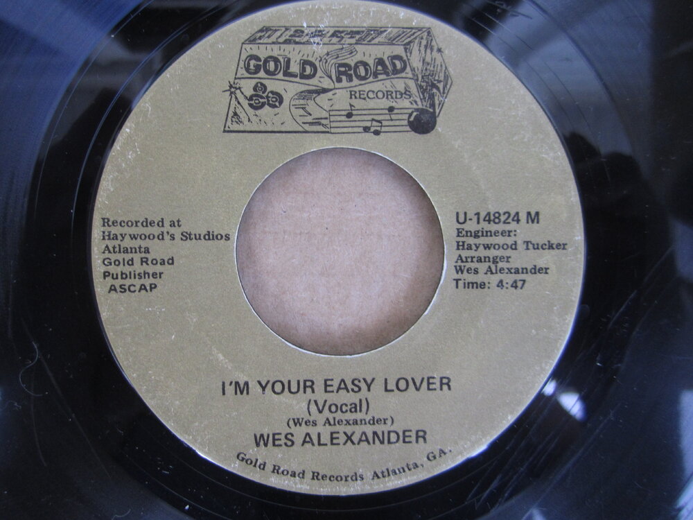 Wes Alexander - i'm your easy lover GOLD ROAD.JPG