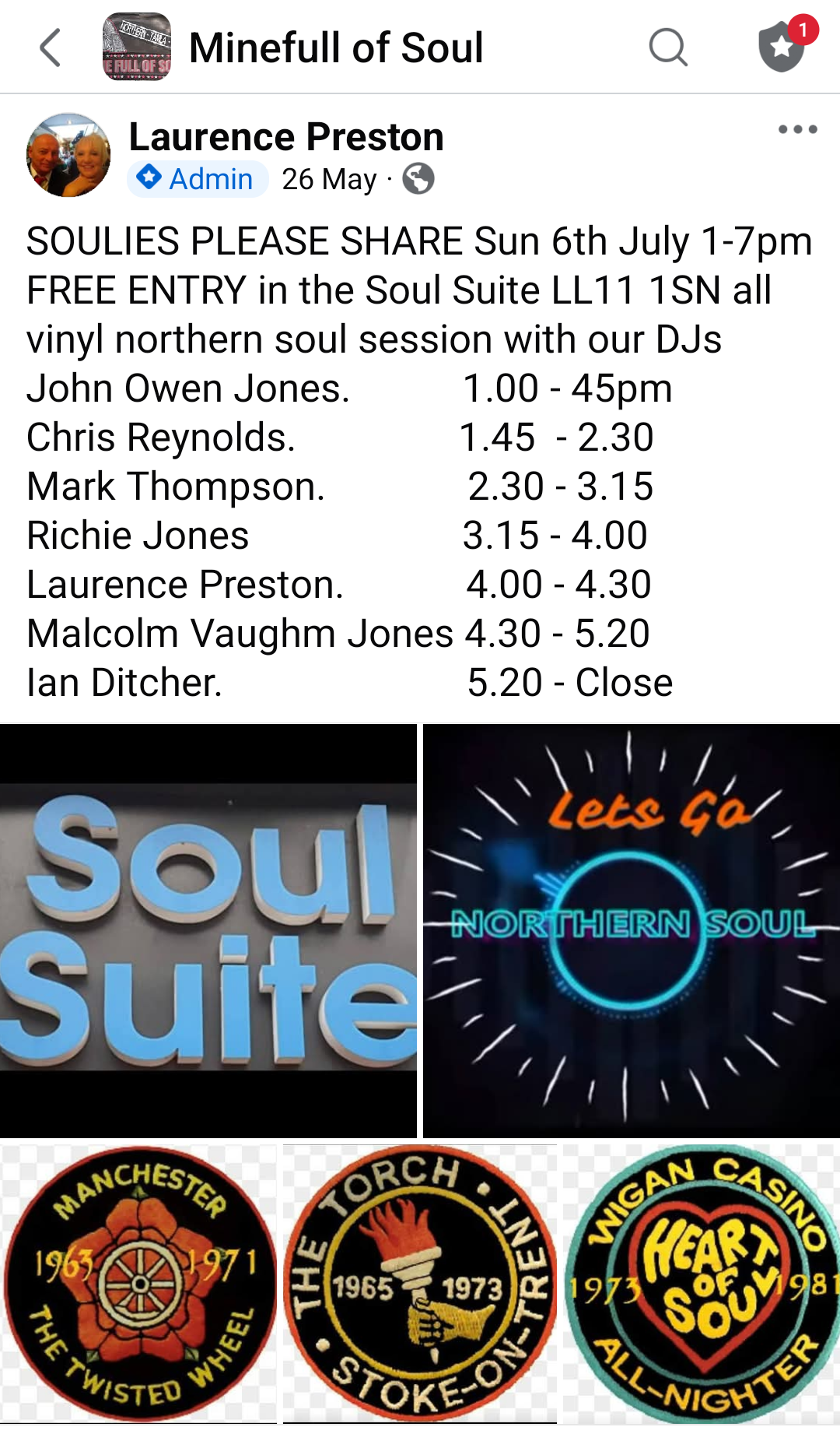 Wrexham Soul Suite Strictly Northern