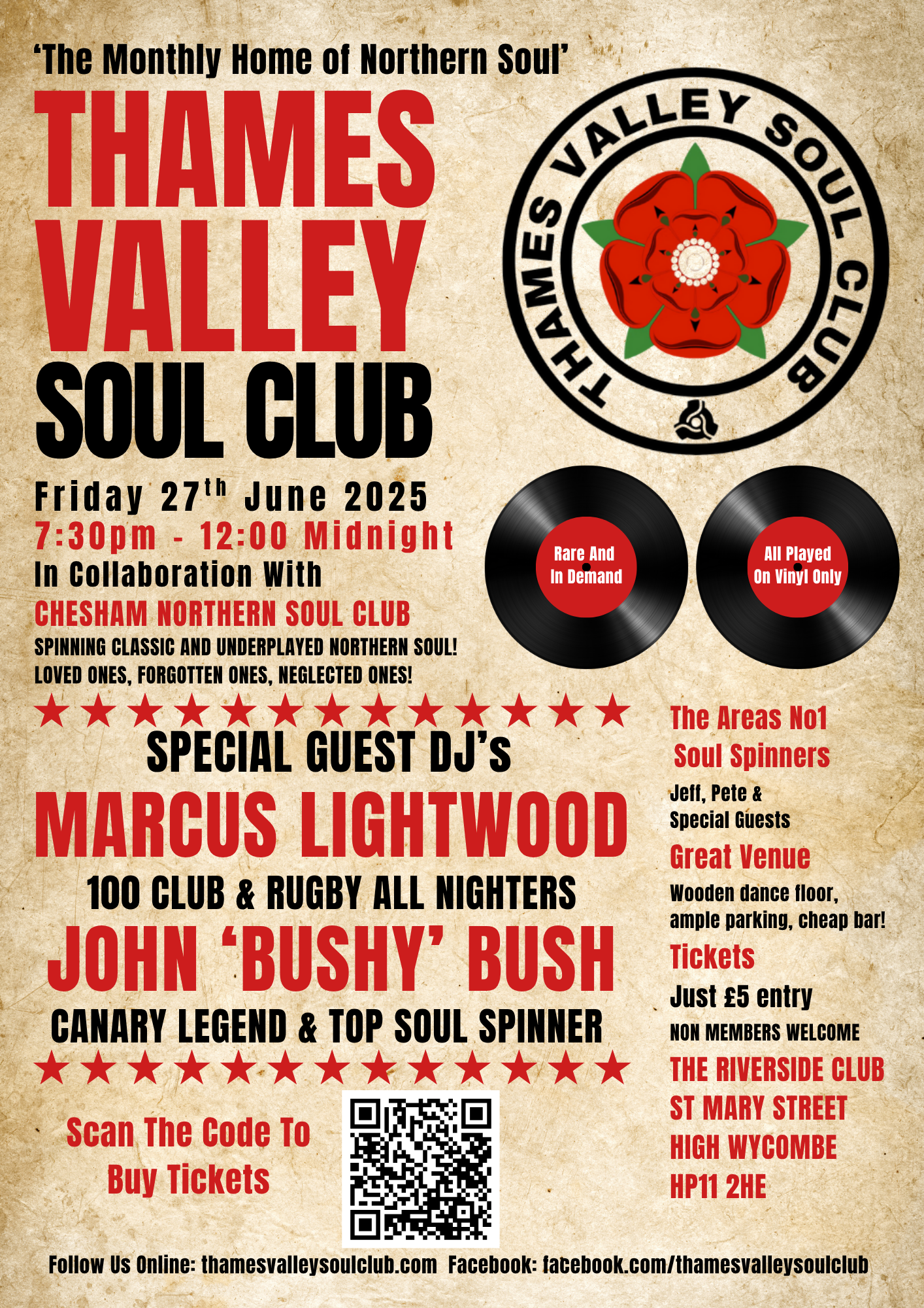 Northern Soul  Presented By Thames Valley Soul Club