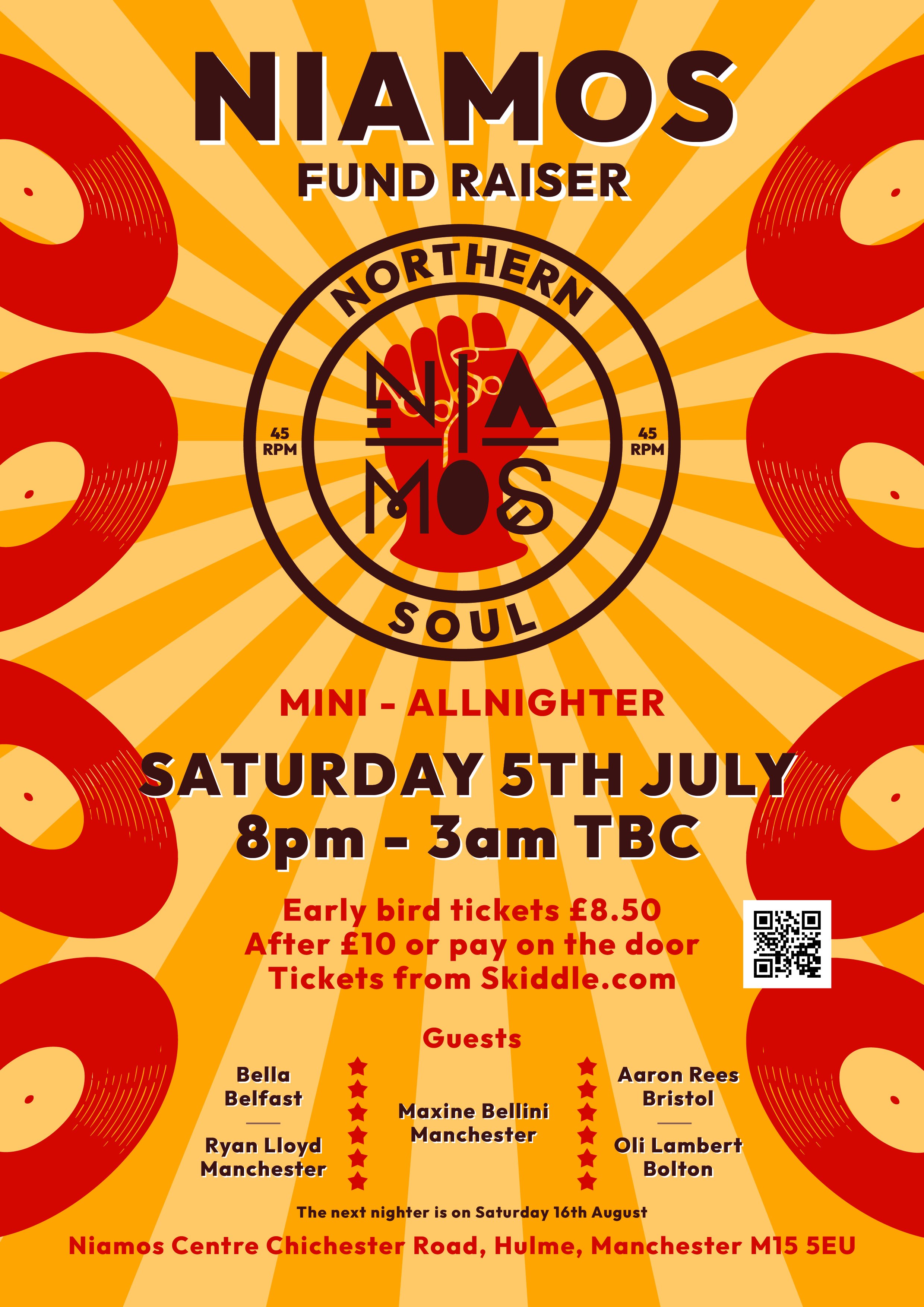 Nia Mos Northern Soul Mini Niter 8pm3am Ending Time Tbc