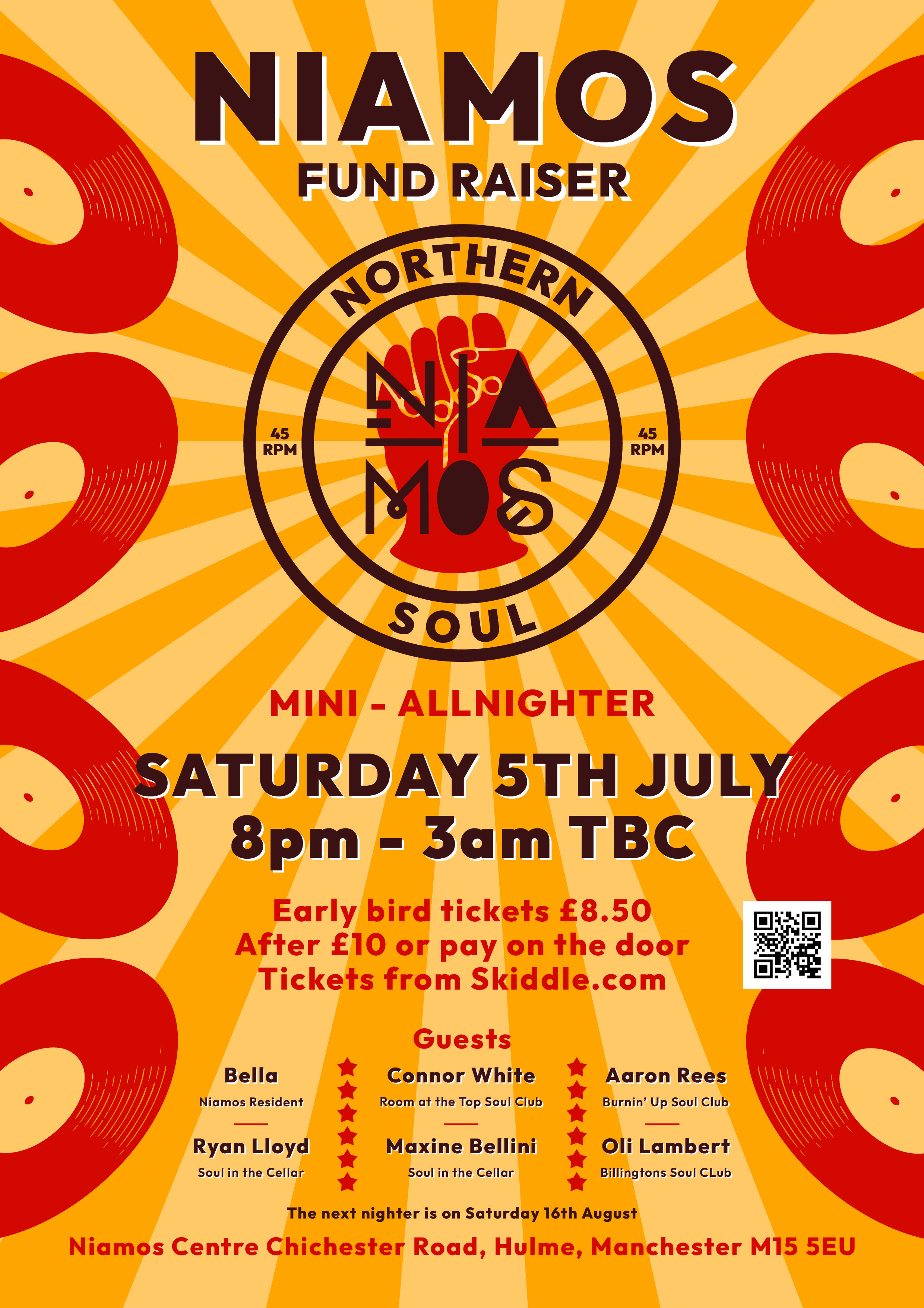Nia Mos Northern Soul Mini Niter 8pm3am Ending Time Tbc