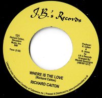 Richard Caiton - Where Is The Love / Thank You - Reissue cover