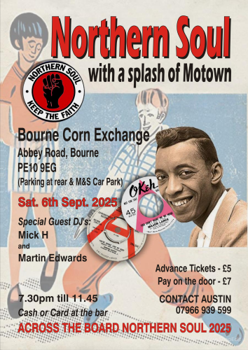 Bourne Sept 6th flyer
