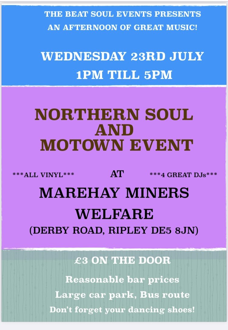 Marehay Miners Welfare Northern Soul And Motown
