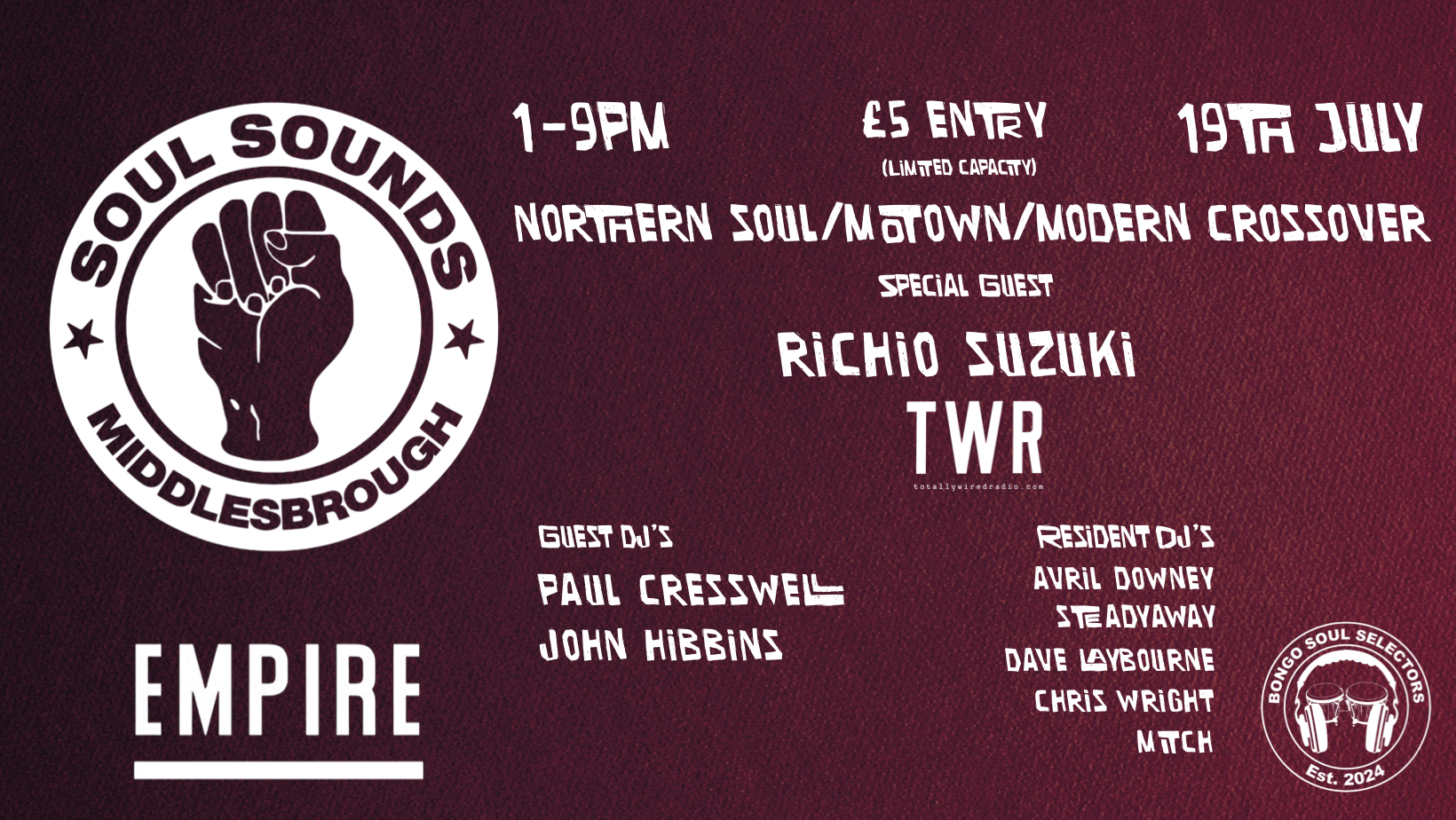 Soul Sounds Presents Richio Suzuki  More