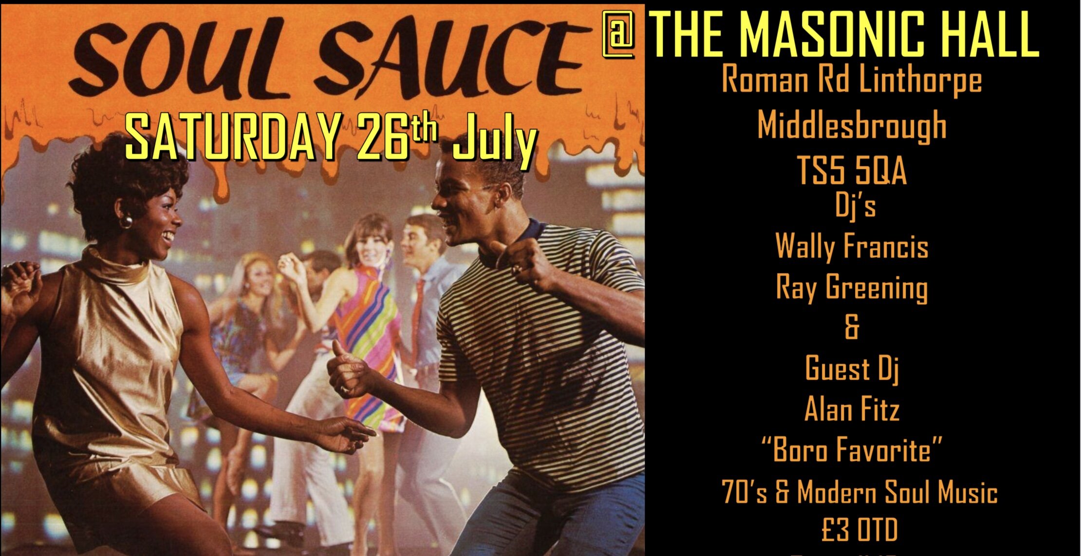 Soul Sauce  The Masonic Middlesbrough