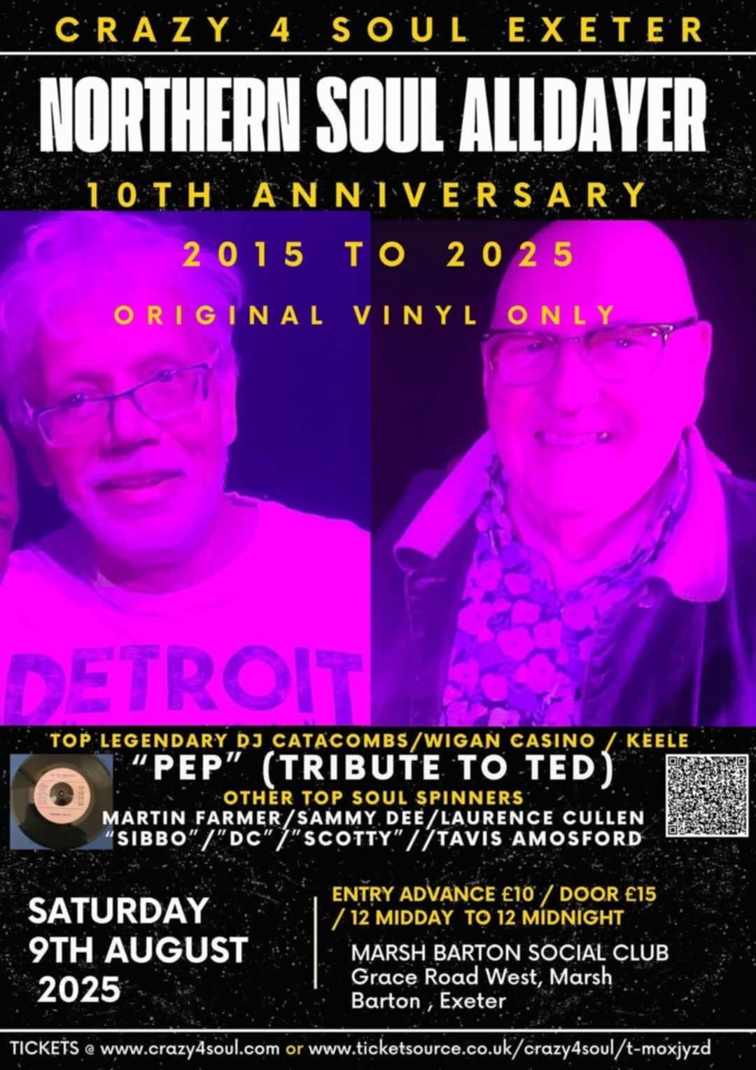 Crazy 4 Soul Exeter Northern Soul 10th Anniversary Alldayer