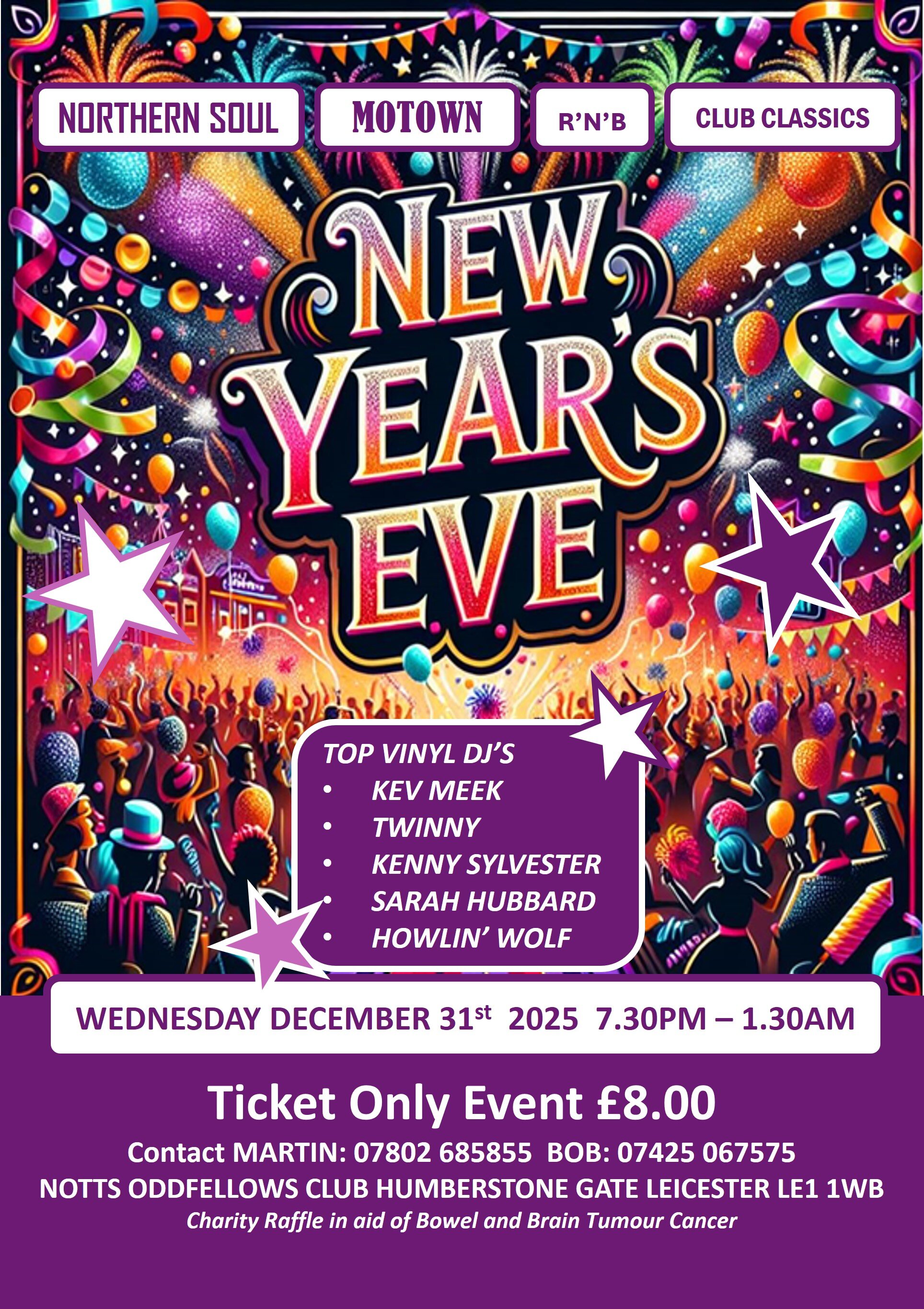 New Years Eve Party Night Leicester