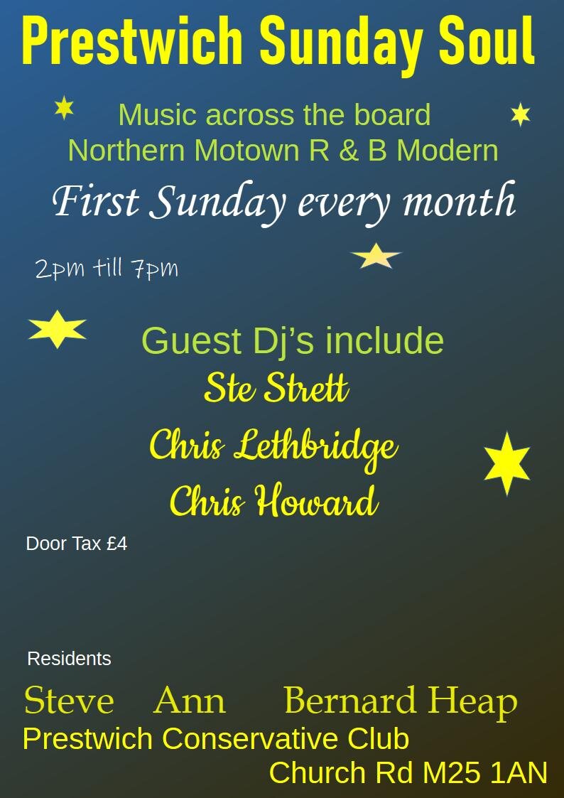 Prestwich Sunday Soul Ste Strett