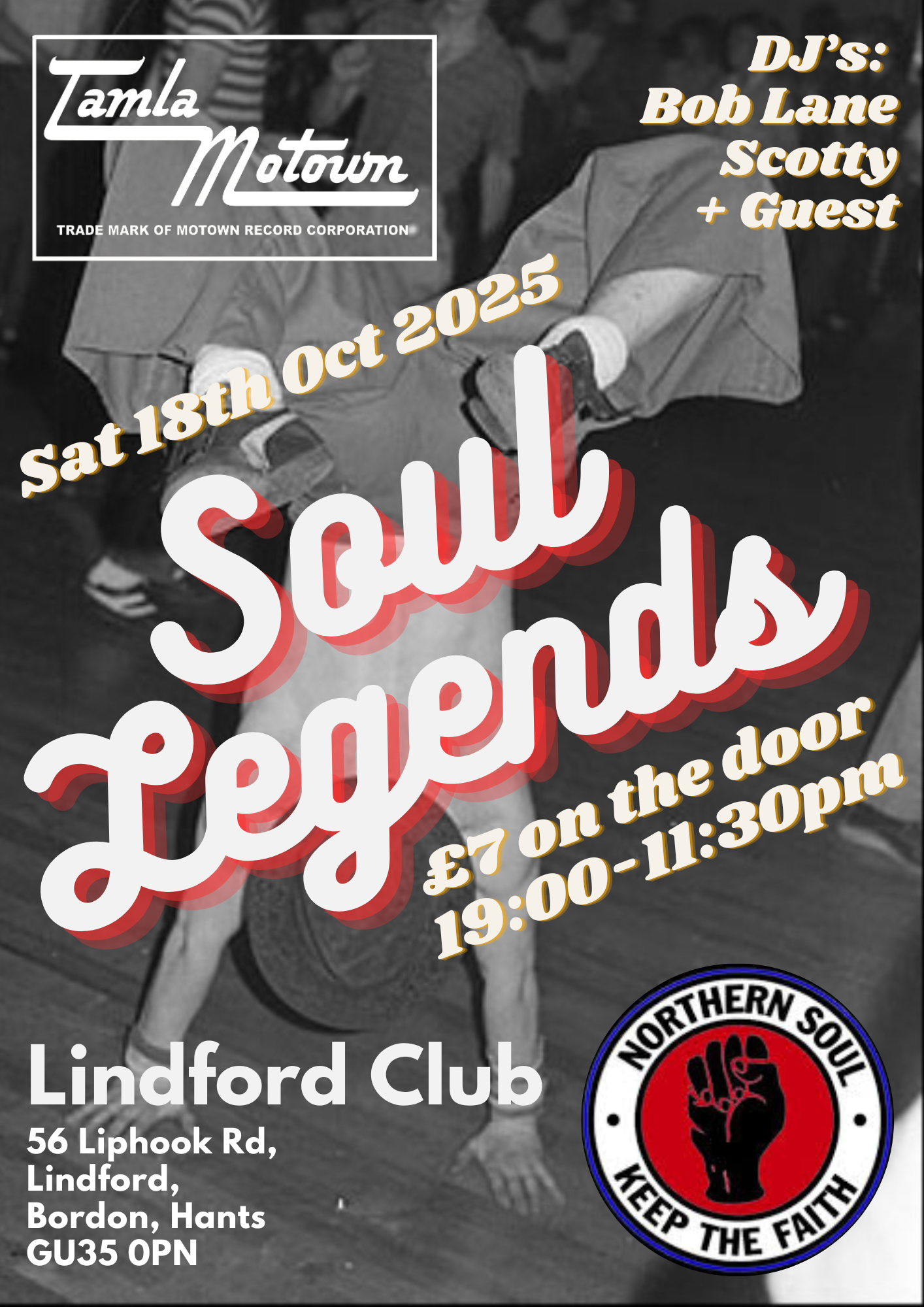 Soul Legendslindford Northern Motown  Soul Night