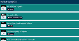 Events - The Next 100 Soul Nighters - August 2025 Onwards