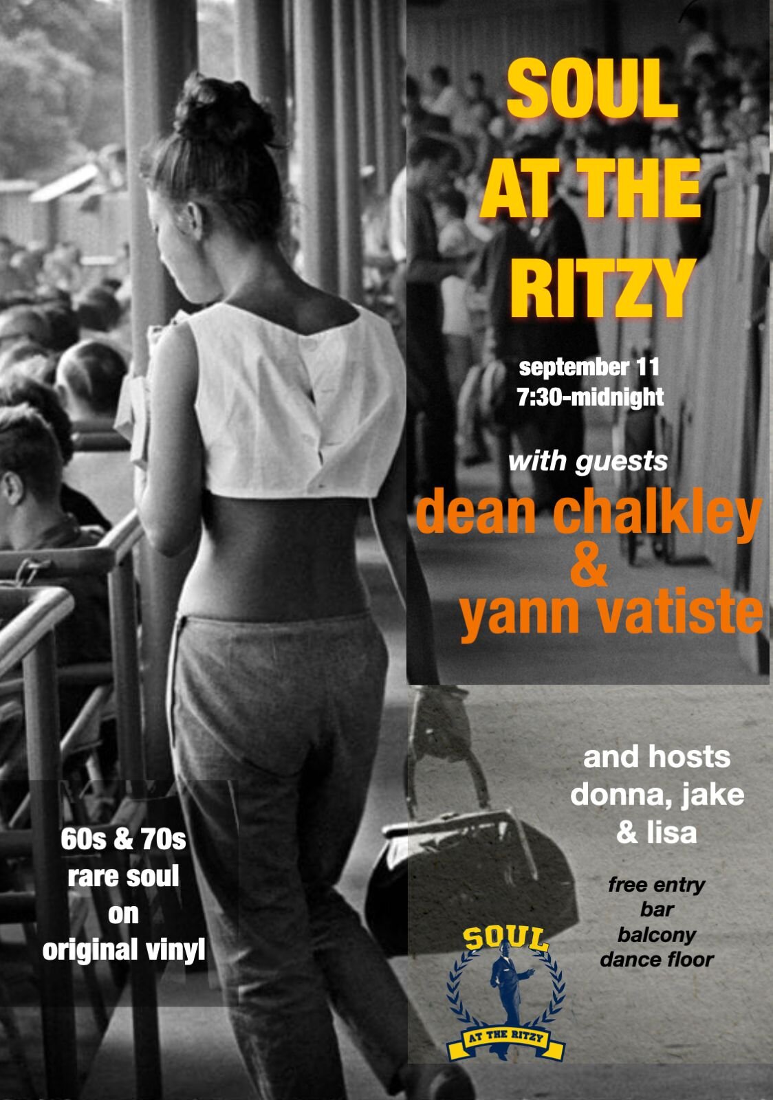 Soul At The Ritzy With Yann Vatiste And Dean Chalkley