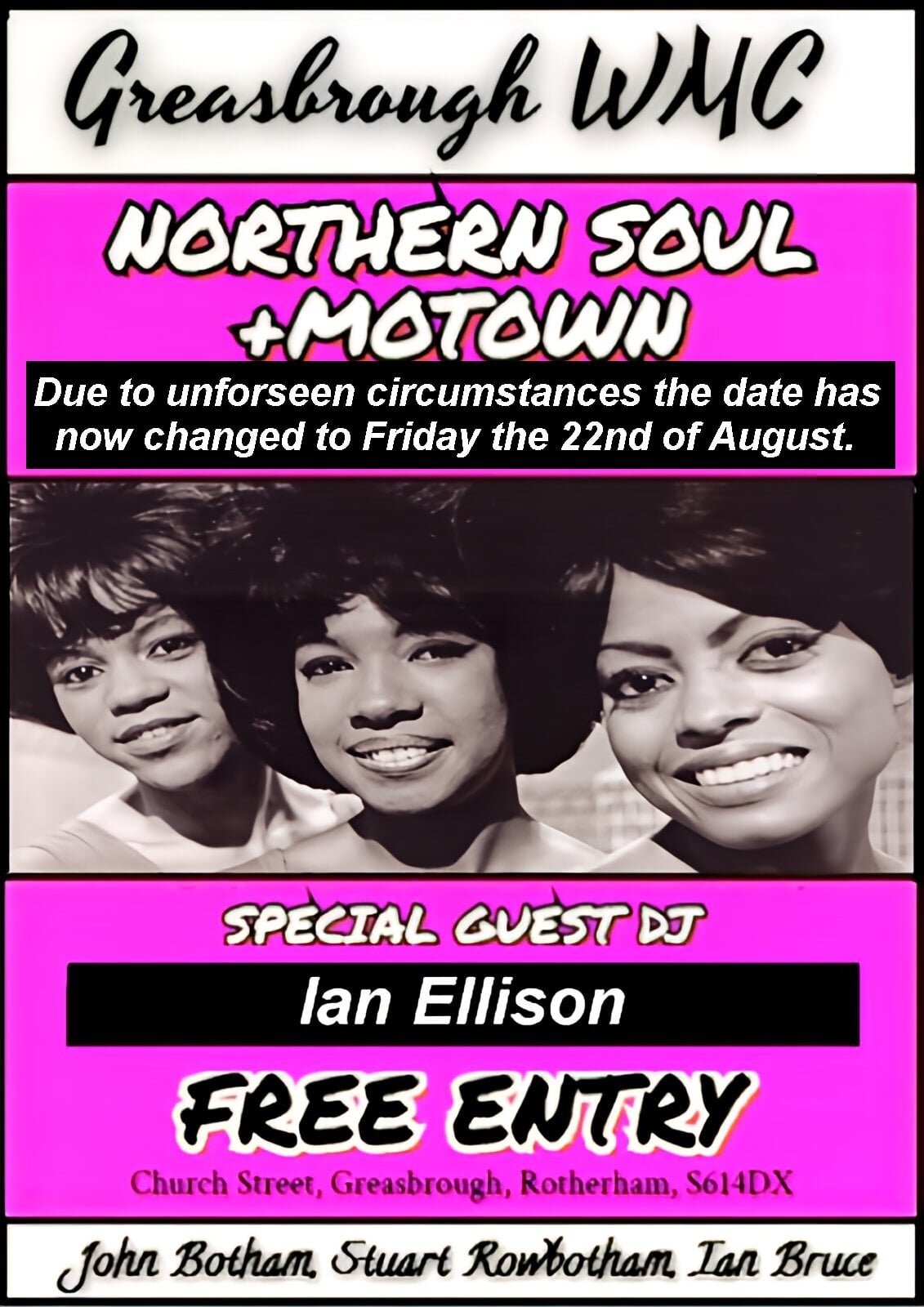 Greasbrough Wmc Northern Soul  Motown Night  Rotherham