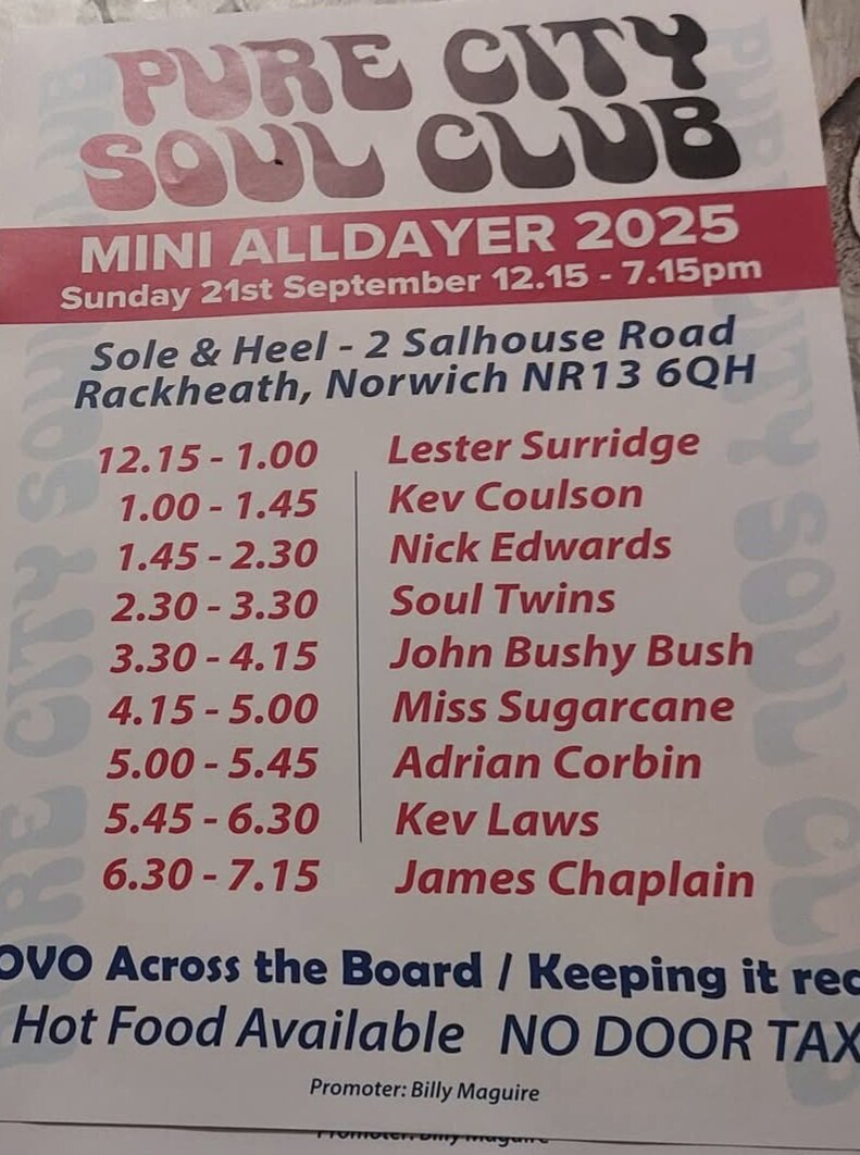 Pure City Soul Club Mini Alldayer