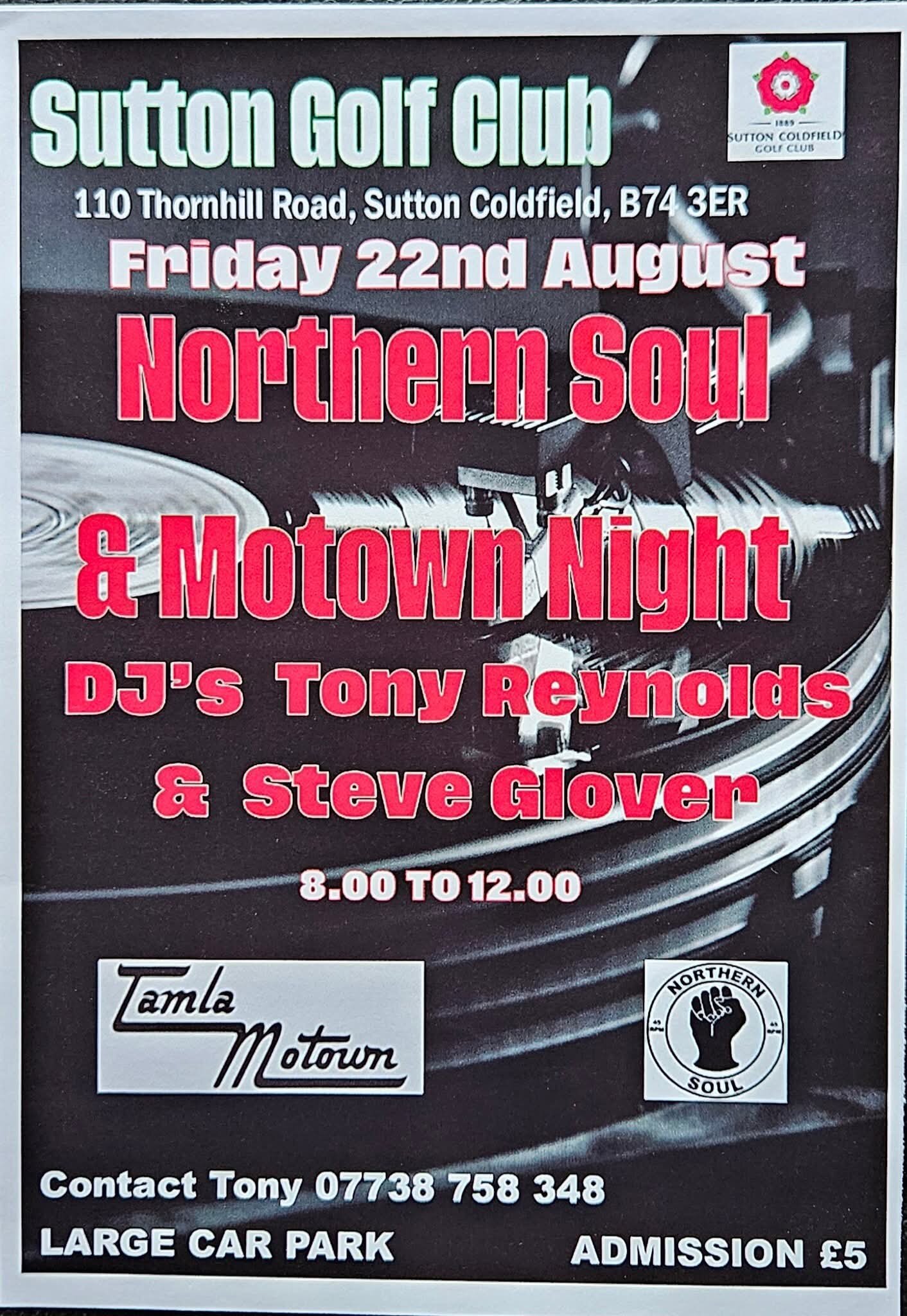 Sutton Golf Club Northern Soul