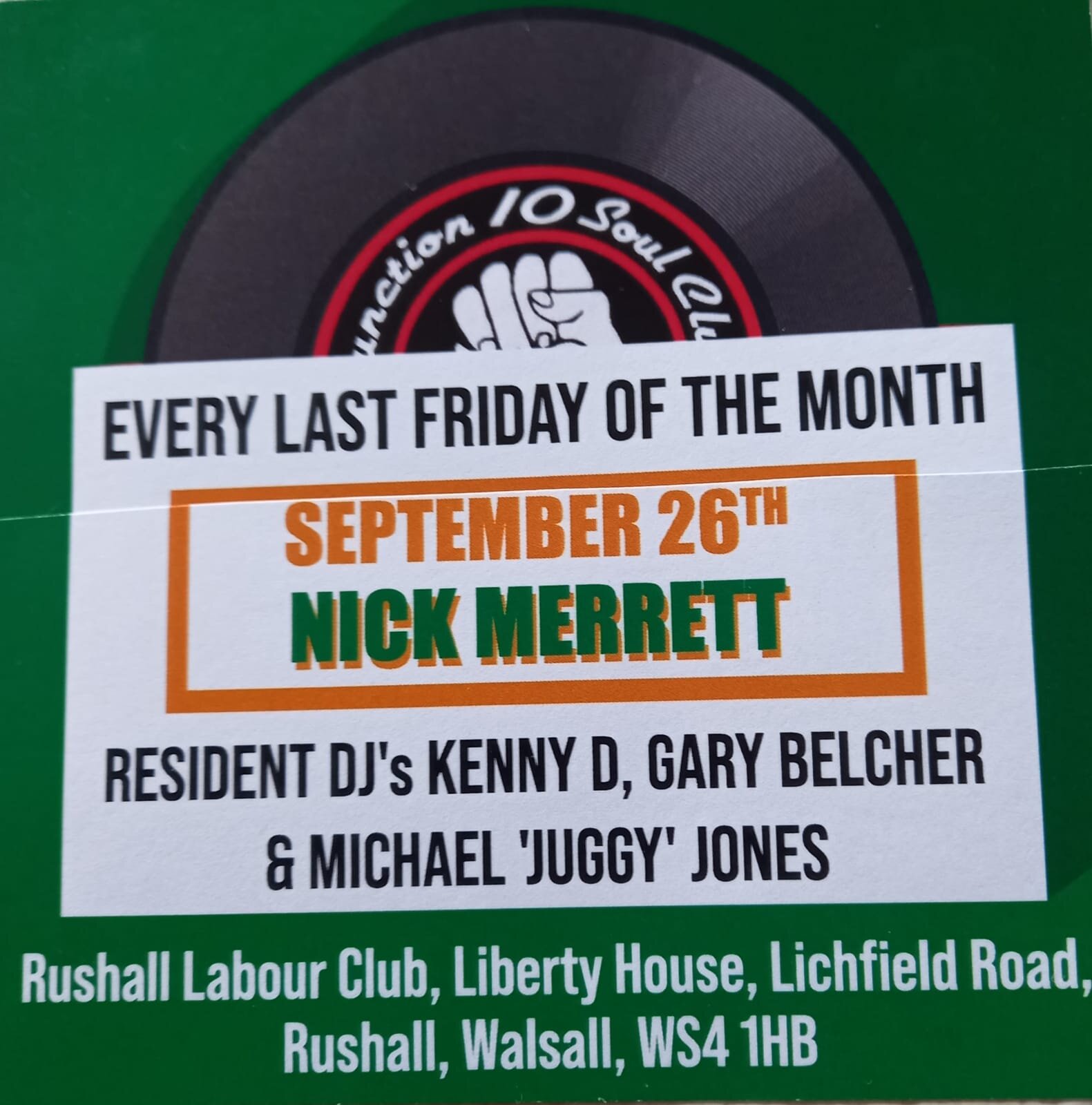 Junction 10 Soul Club  Nick Merrett