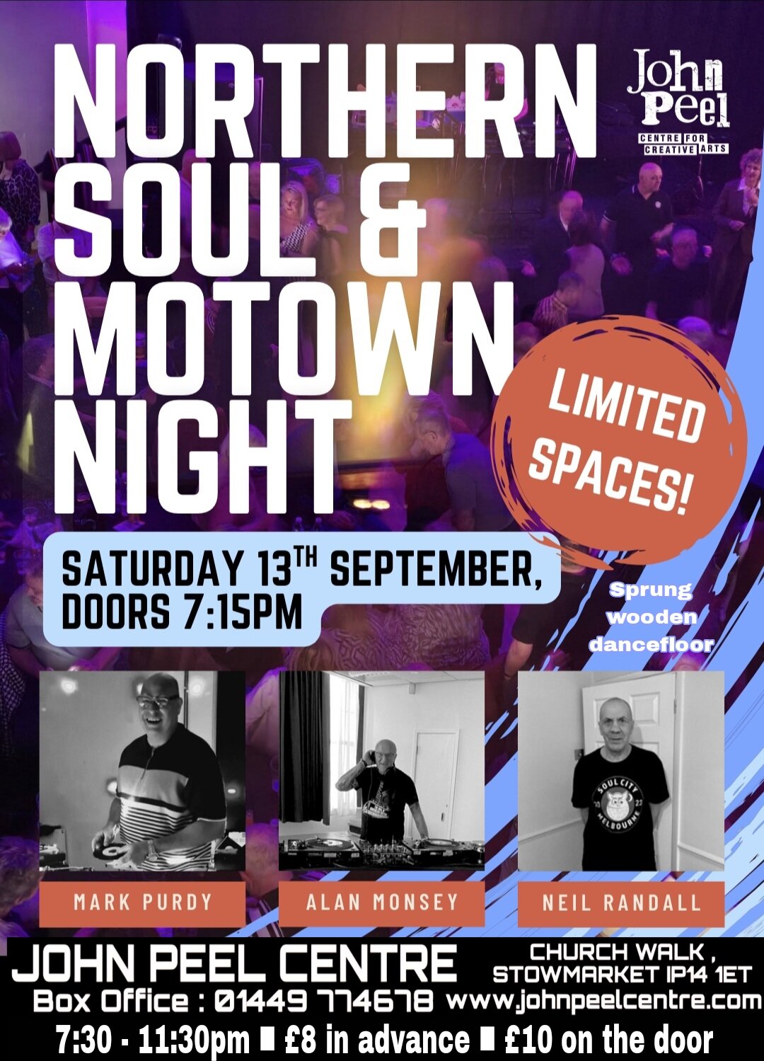 John Peel Centre Northern Soul  Motown Night